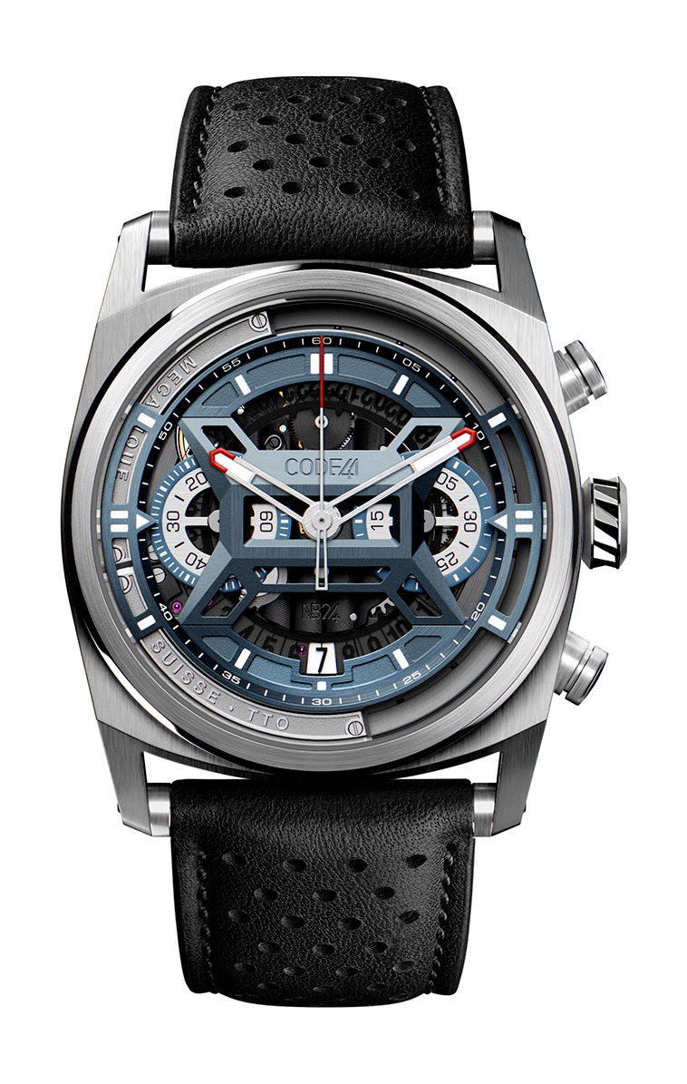 CODE41 NB24 NativeDNA Titanium Blue watch