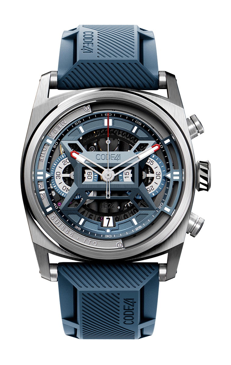 CODE41 NB24 NativeDNA Titanium Blue watch