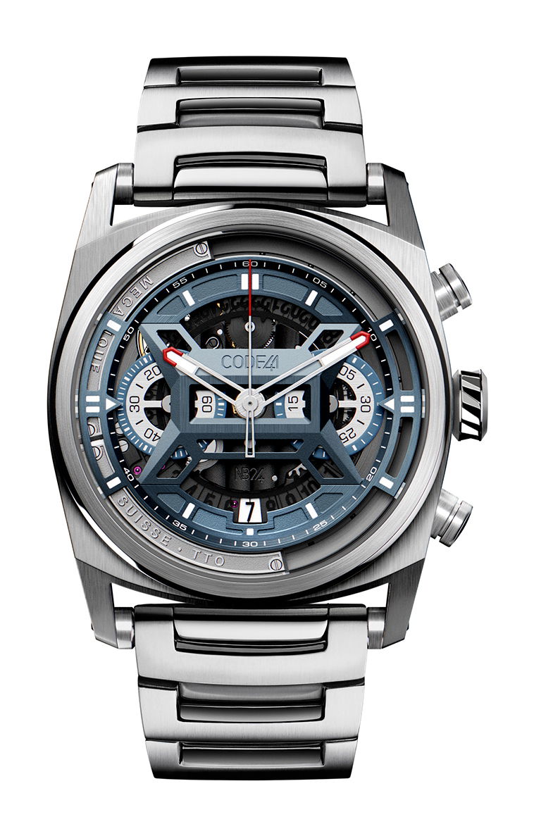 CODE41 NB24 NativeDNA Titanium Blue watch