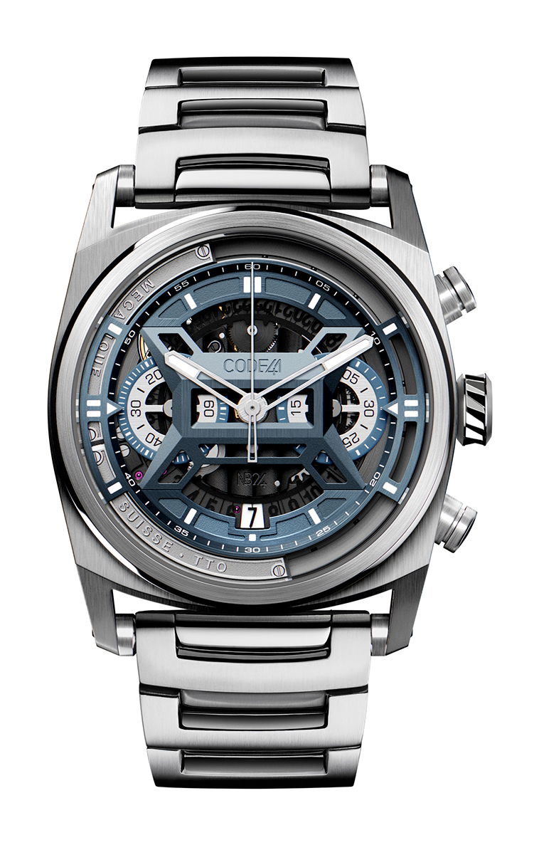 CODE41 NB24 NativeDNA Titanium Blue watch