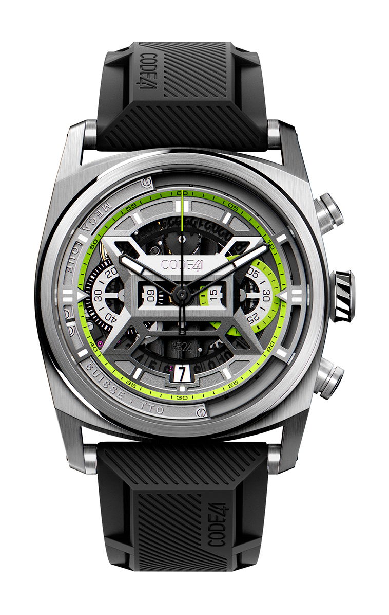 CODE41 NB24 NativeDNA Titanium Green watch