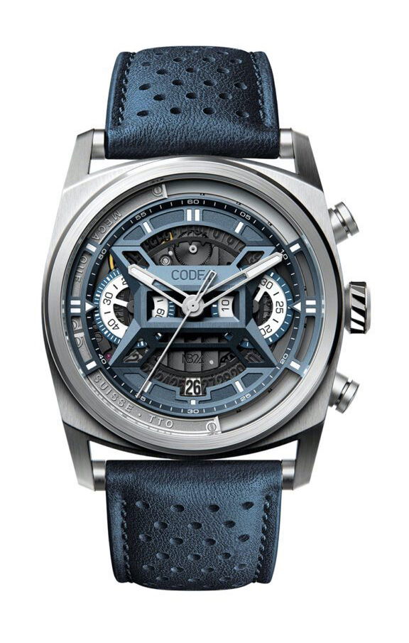 CODE41 NB24 NativeDNA Titanium Blue watch