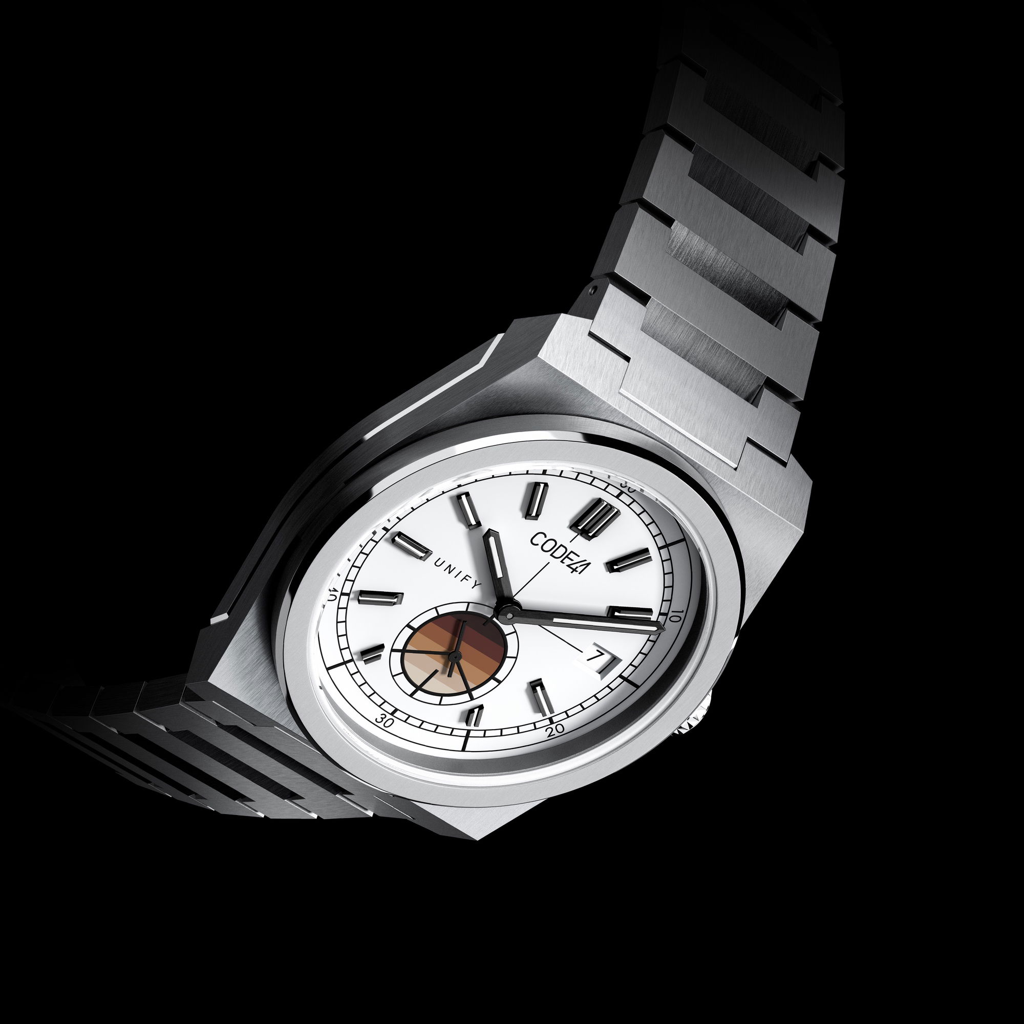 CODE41 UNIFY Small Seconds Quartz Equity Flag - View 2