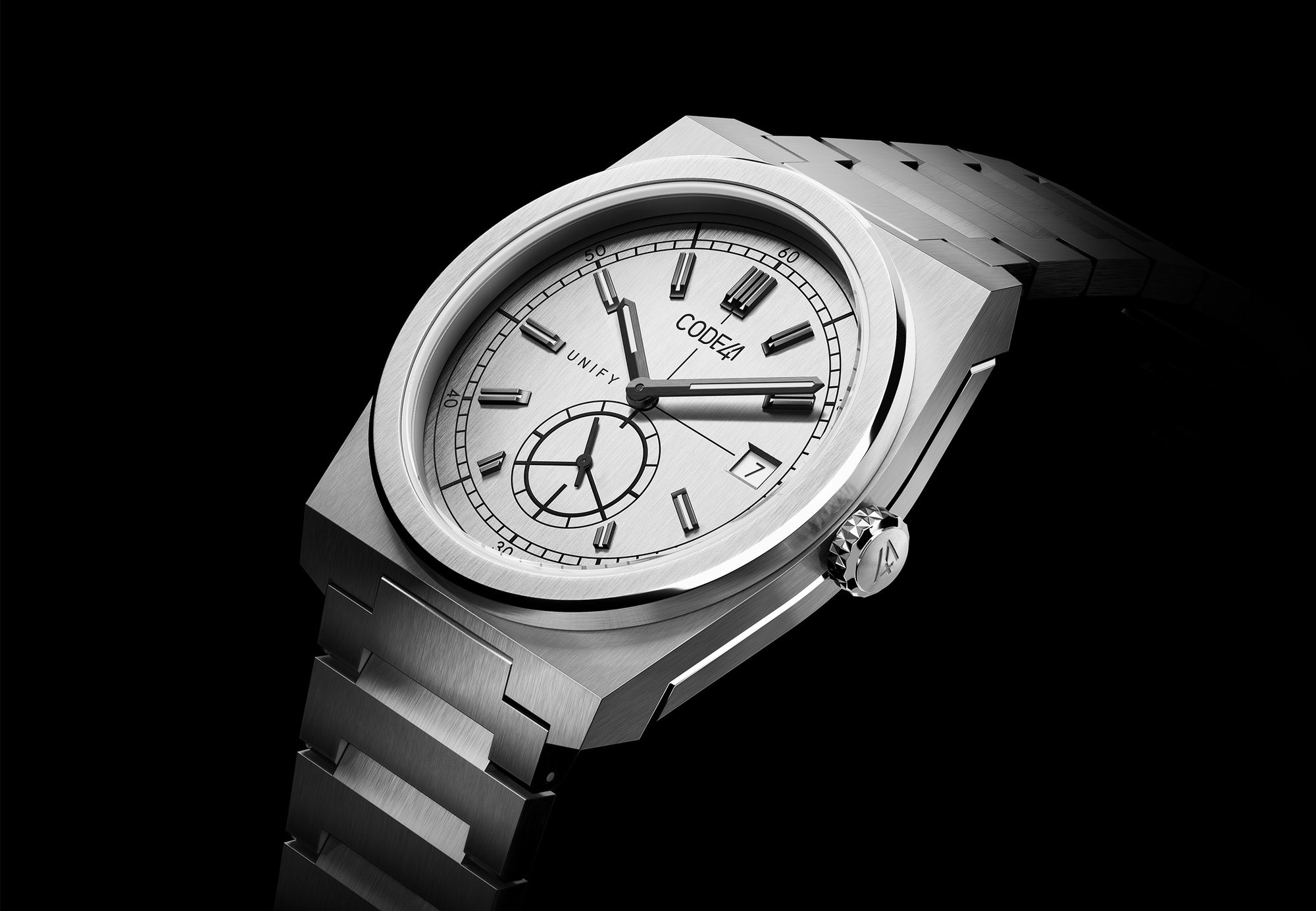 CODE41 UNIFY Small Seconds Quartz Steel - View 2