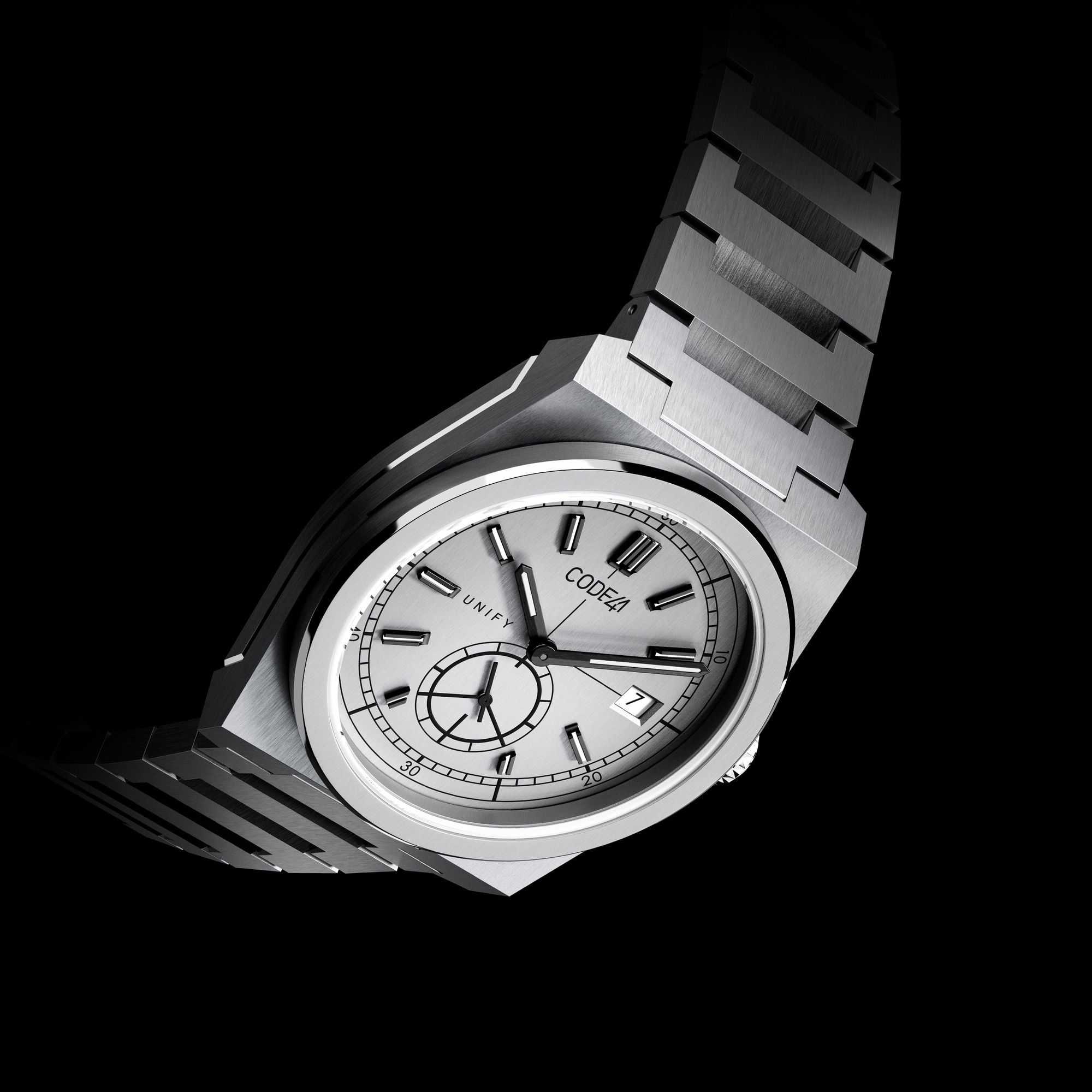 CODE41 UNIFY Small Seconds Quartz Steel - View 3