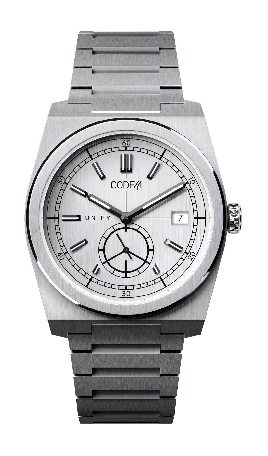 CODE41 UNIFY Small Seconds Quartz Steel watch