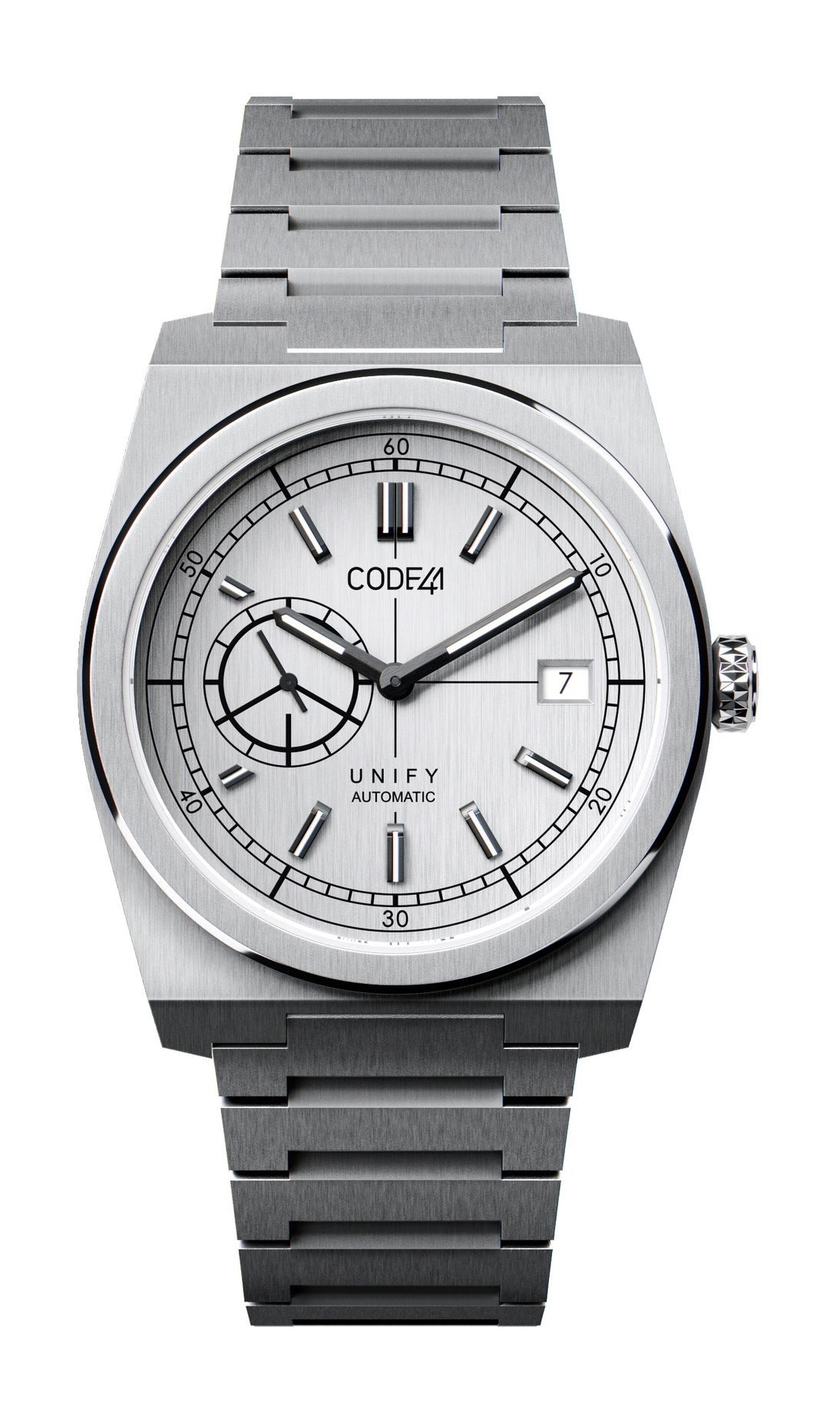 CODE41 UNIFY Small Seconds Steel watch