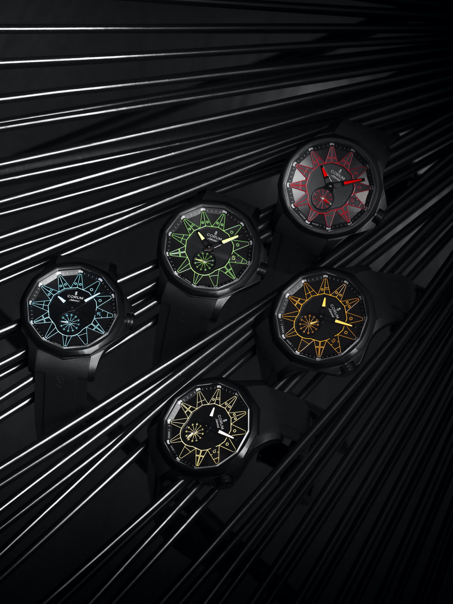 Corum Admiral 42 Automatic All Black - View 2