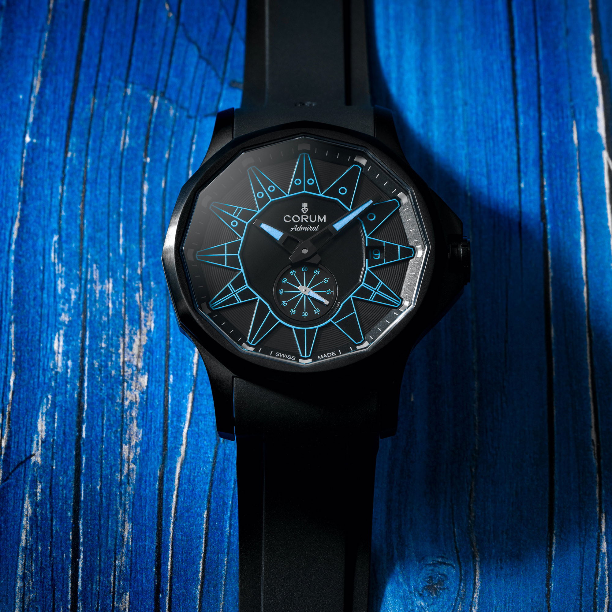 Corum Admiral 42 Automatic All Black - View 3