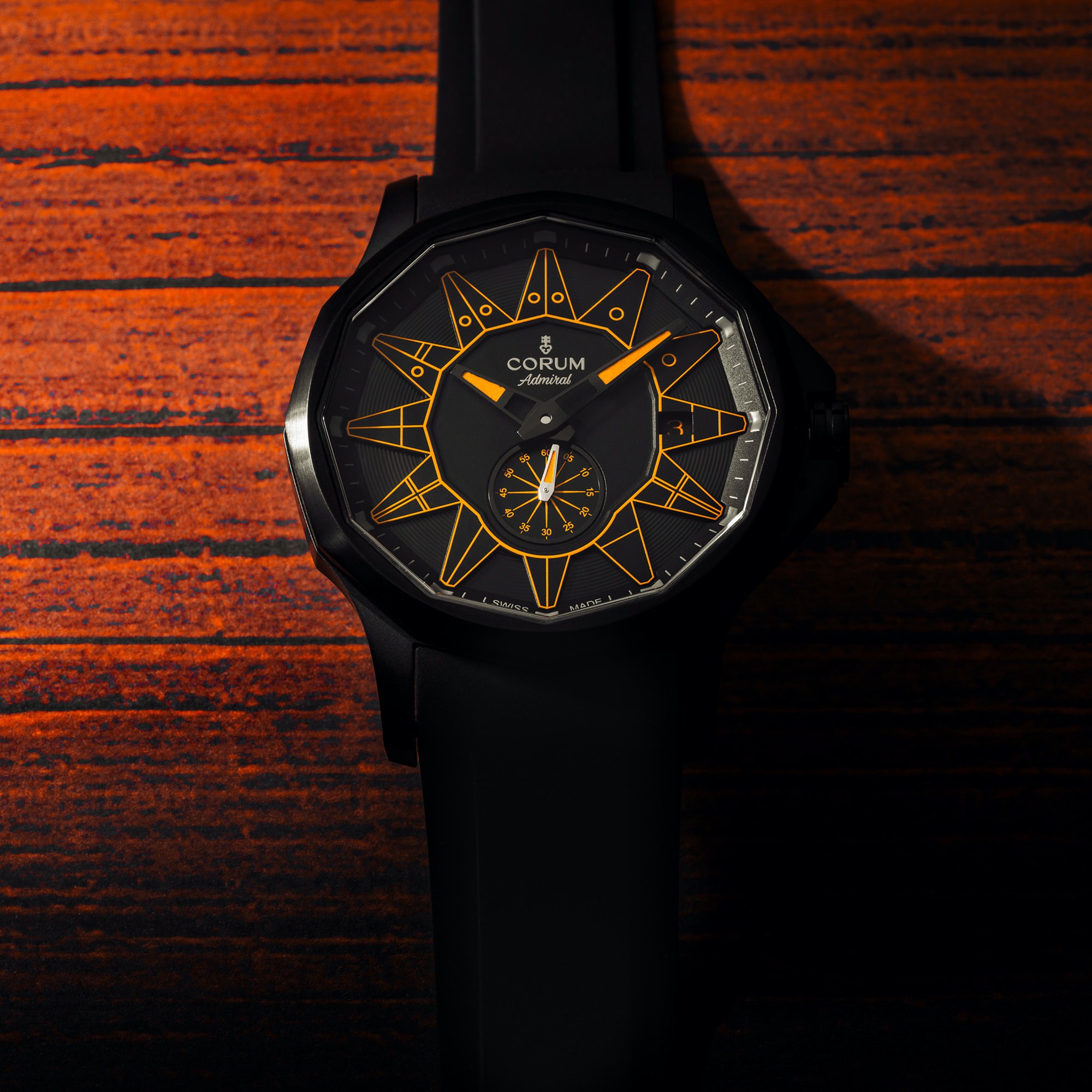 Corum Admiral 42 Automatic All Black - View 3