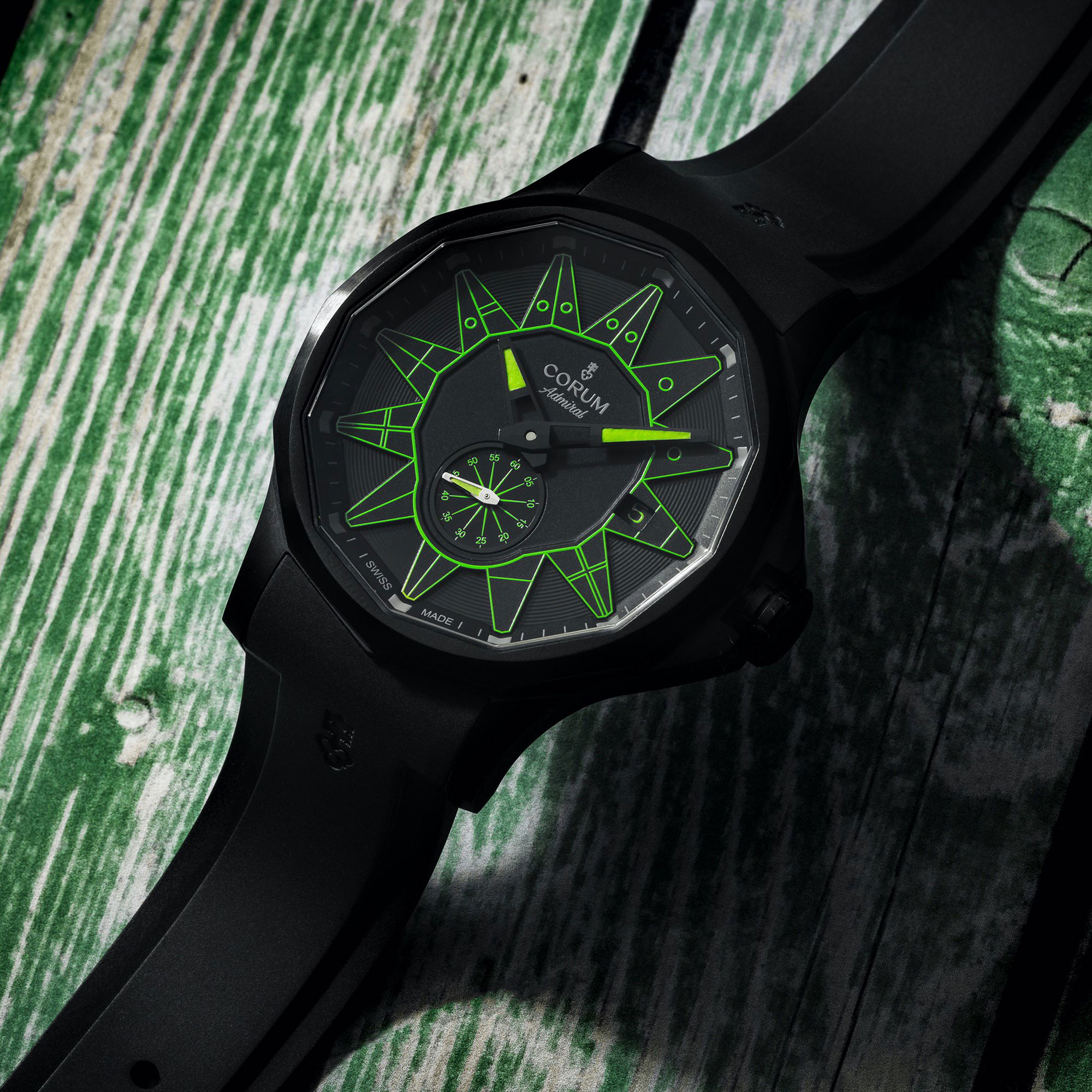 Corum Admiral 42 Automatic All Black - View 3
