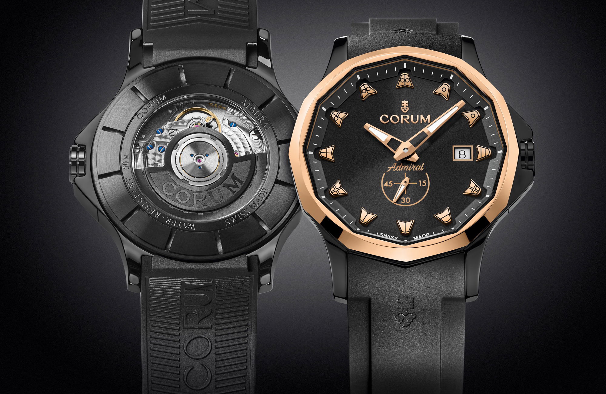 Corum Admiral 42 Automatic Ceramic - View 3