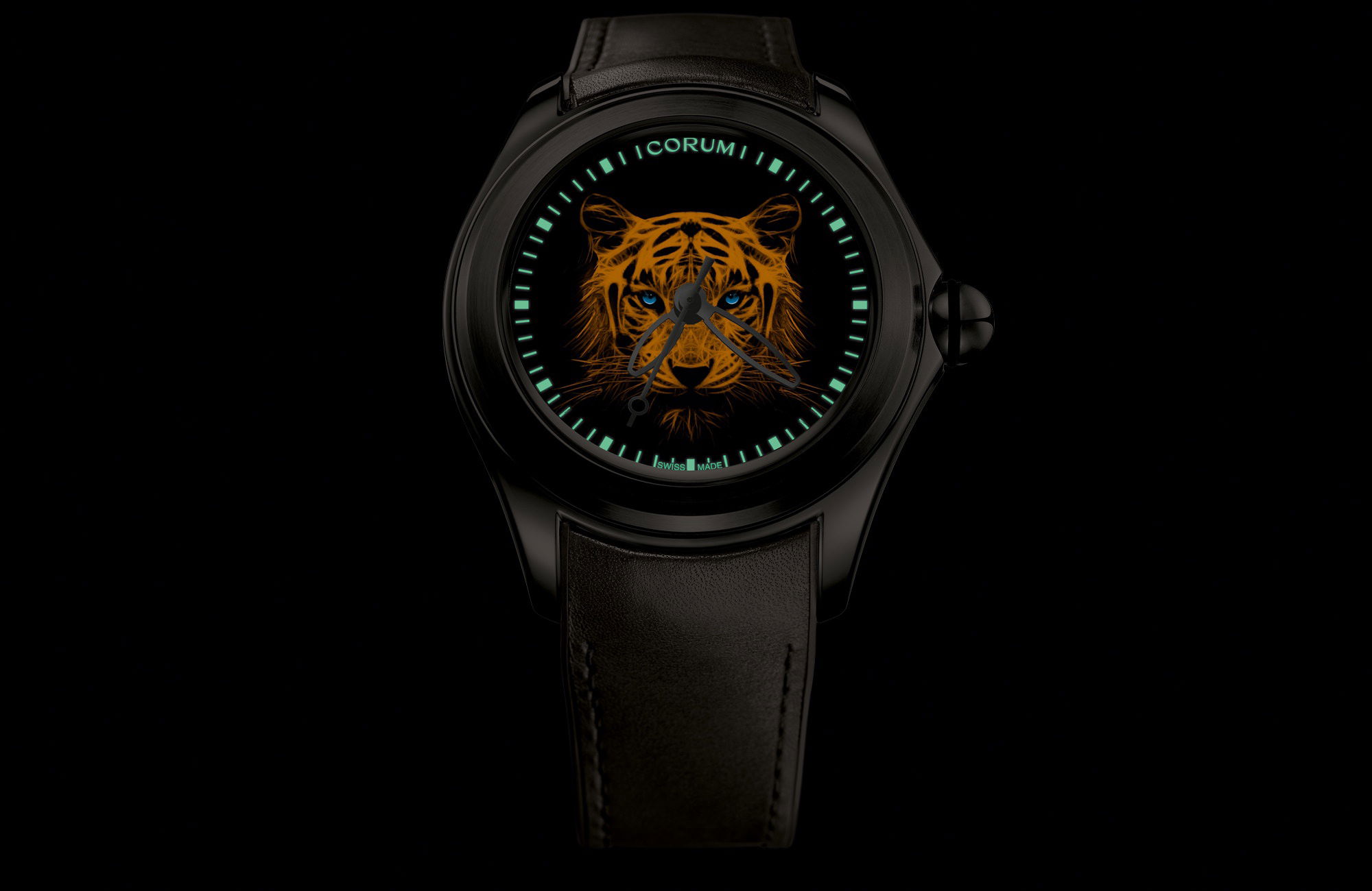 Corum Bubble 47 Automatic Luminescent Tiger - View 2