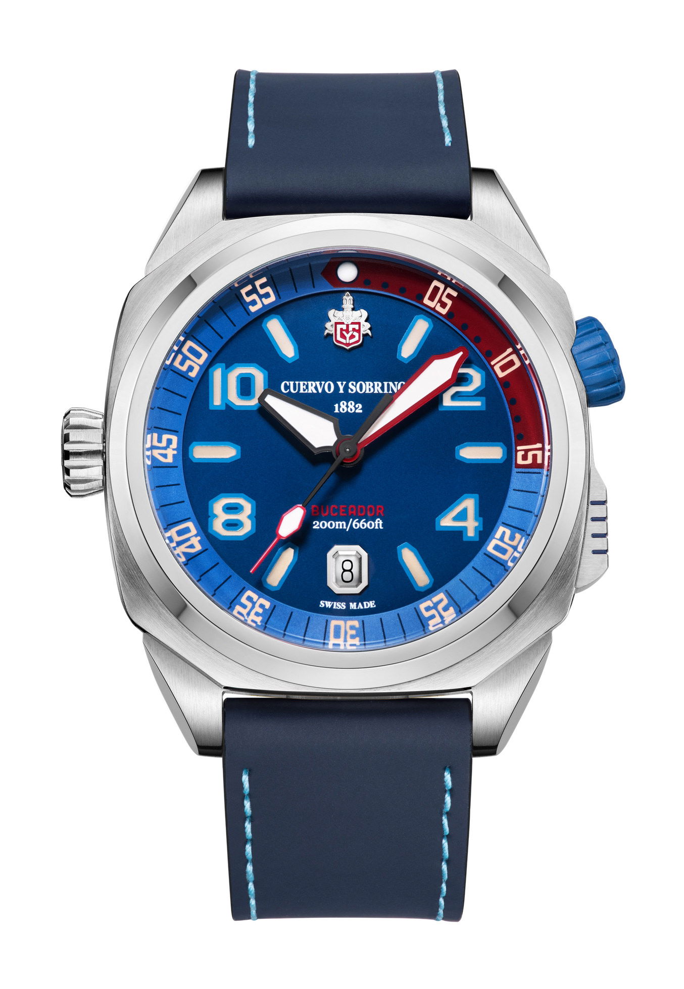 Cuervo y Sobrinos Buceador Caribe watch
