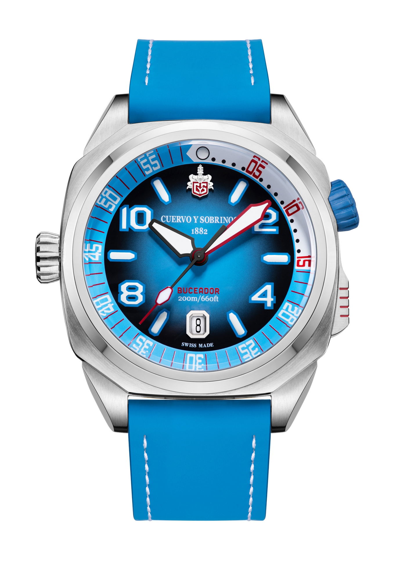 Cuervo y Sobrinos Buceador Caribe watch