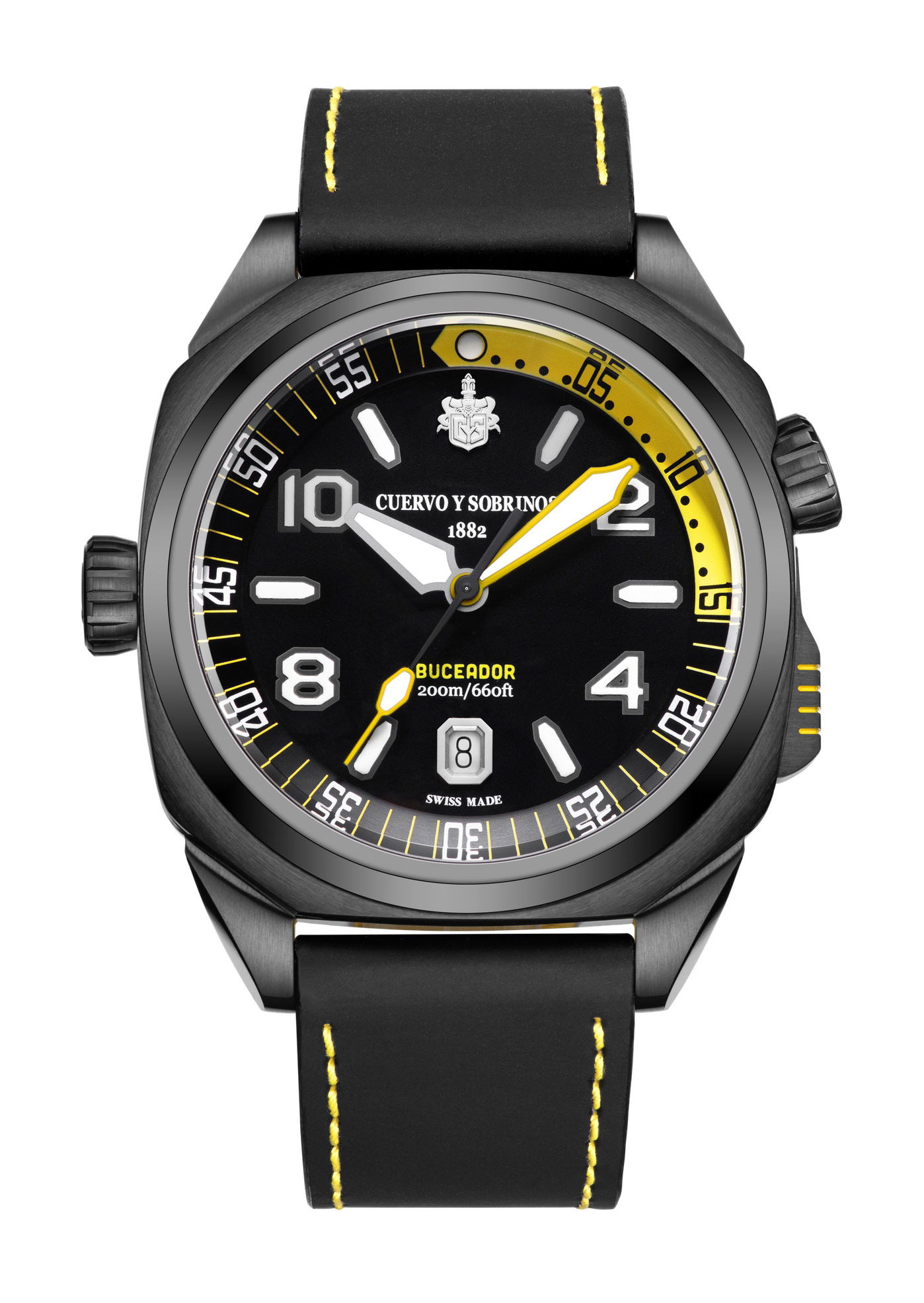 Cuervo y Sobrinos Buceador Caribe watch