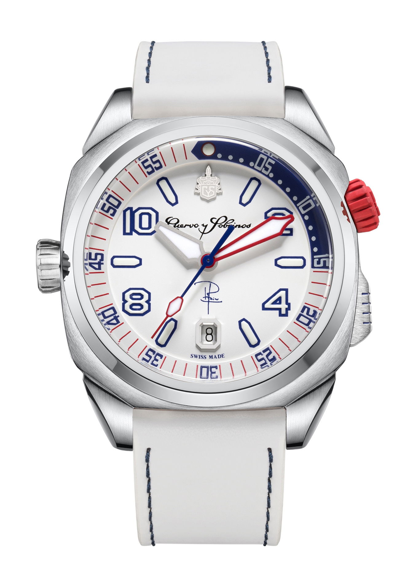 Cuervo y Sobrinos Buceador Caribe Pipin watch