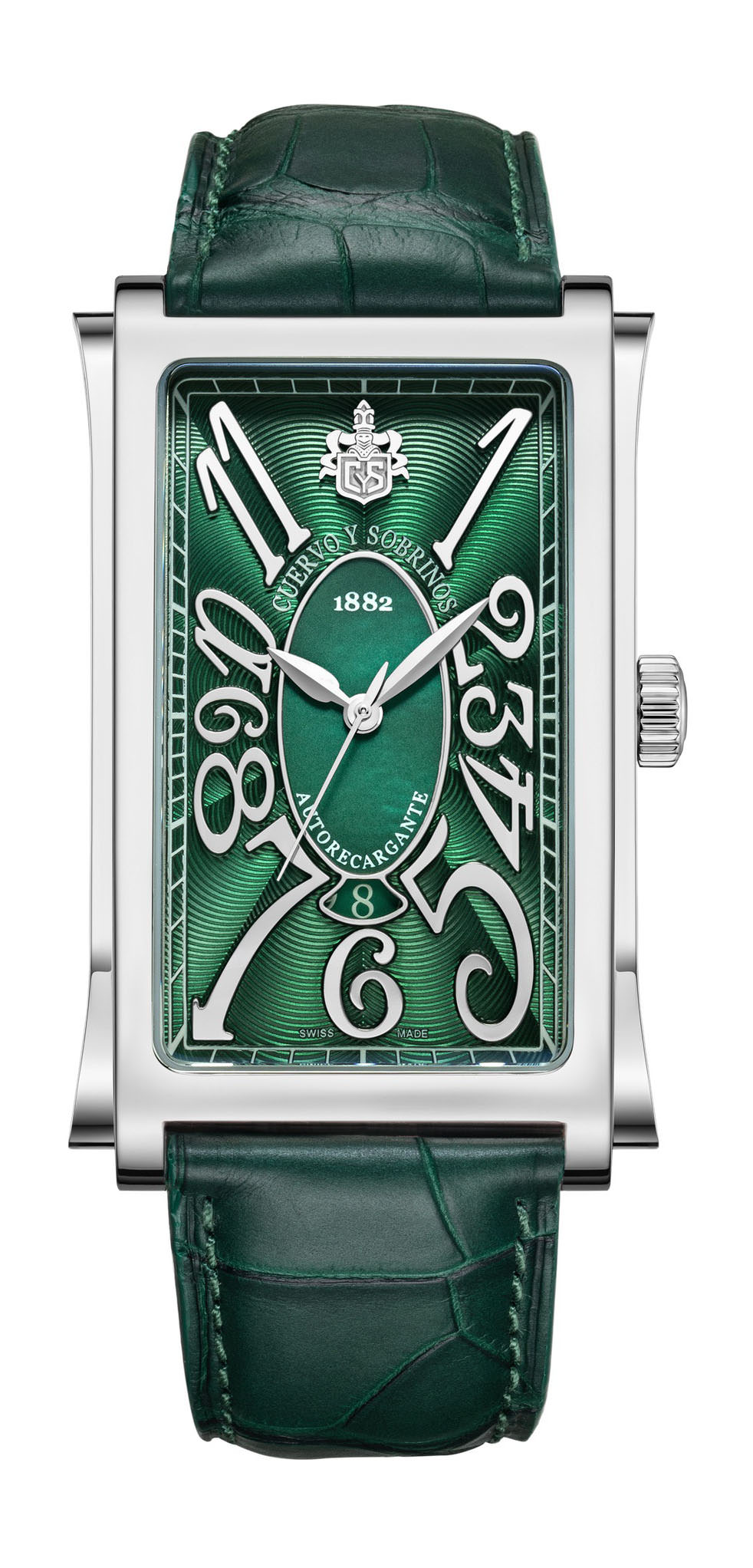 Cuervo y Sobrinos Prominente Iconico Solo Tiempo watch