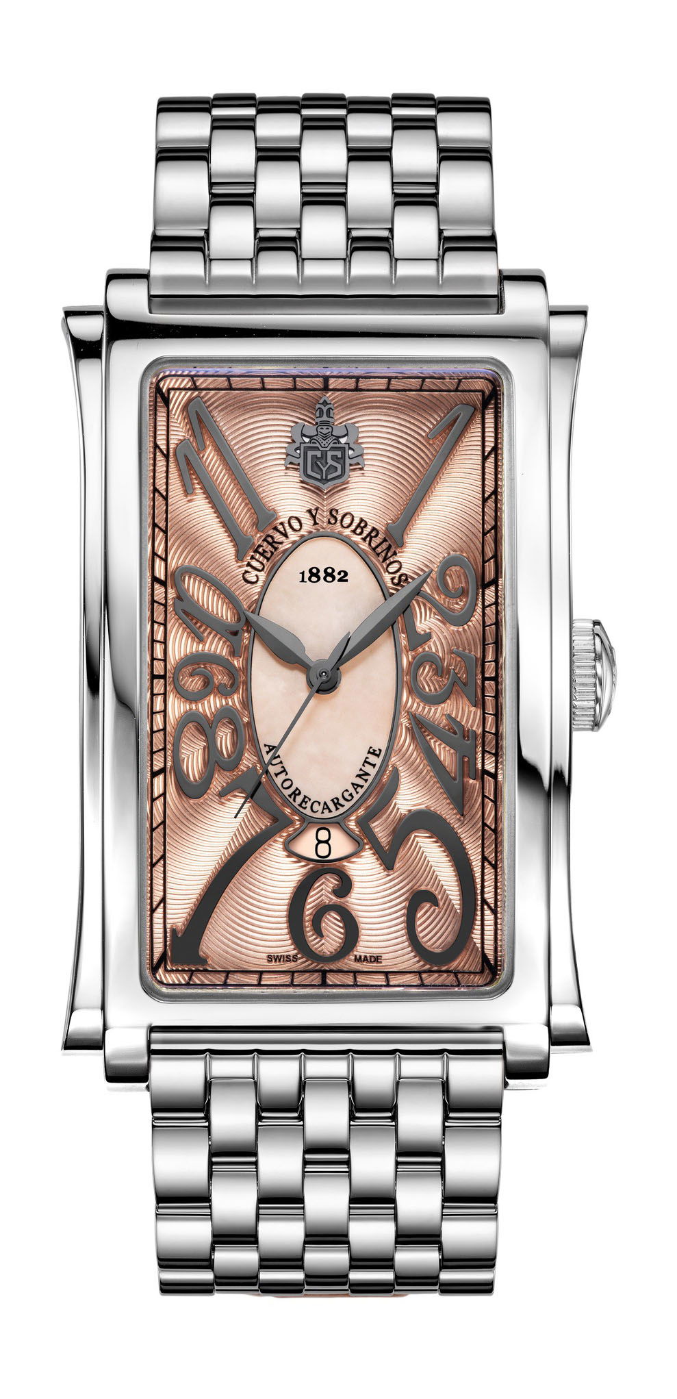 Cuervo y Sobrinos Prominente Iconico Solo Tiempo watch