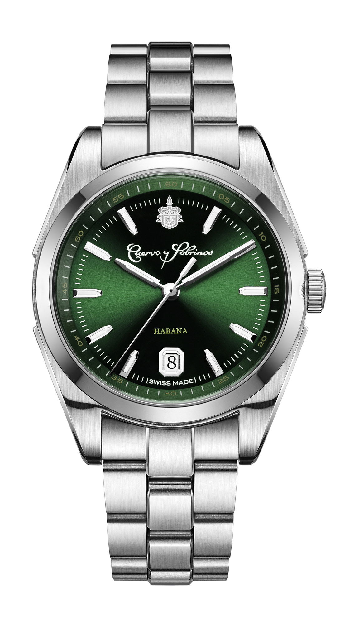 Cuervo y Sobrinos Robusto 1935 Verde Manzana watch