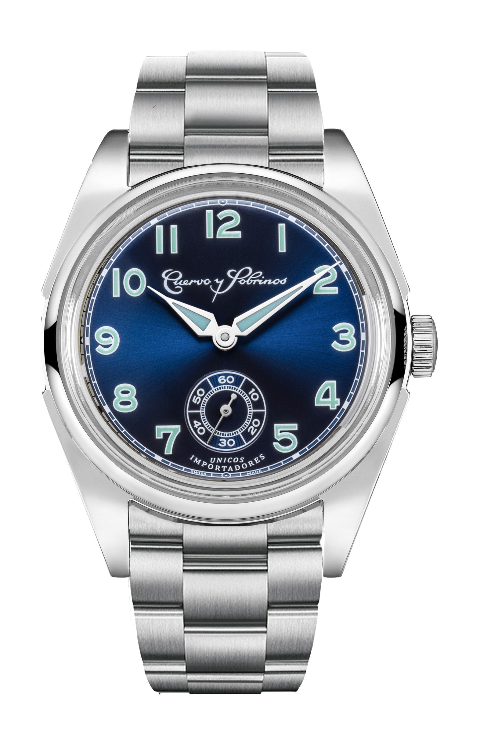 Cuervo y Sobrinos Robusto Sans Souci Blue watch