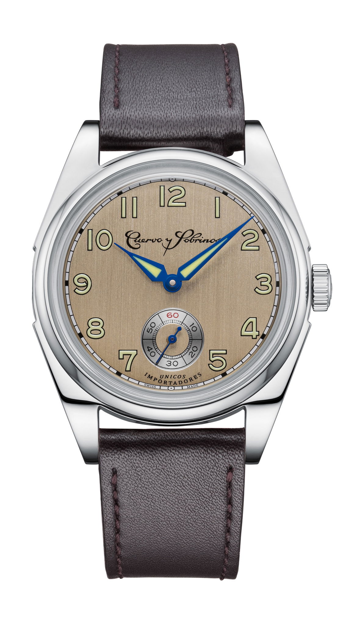 Cuervo y Sobrinos Robusto Sans Souci Champagne watch