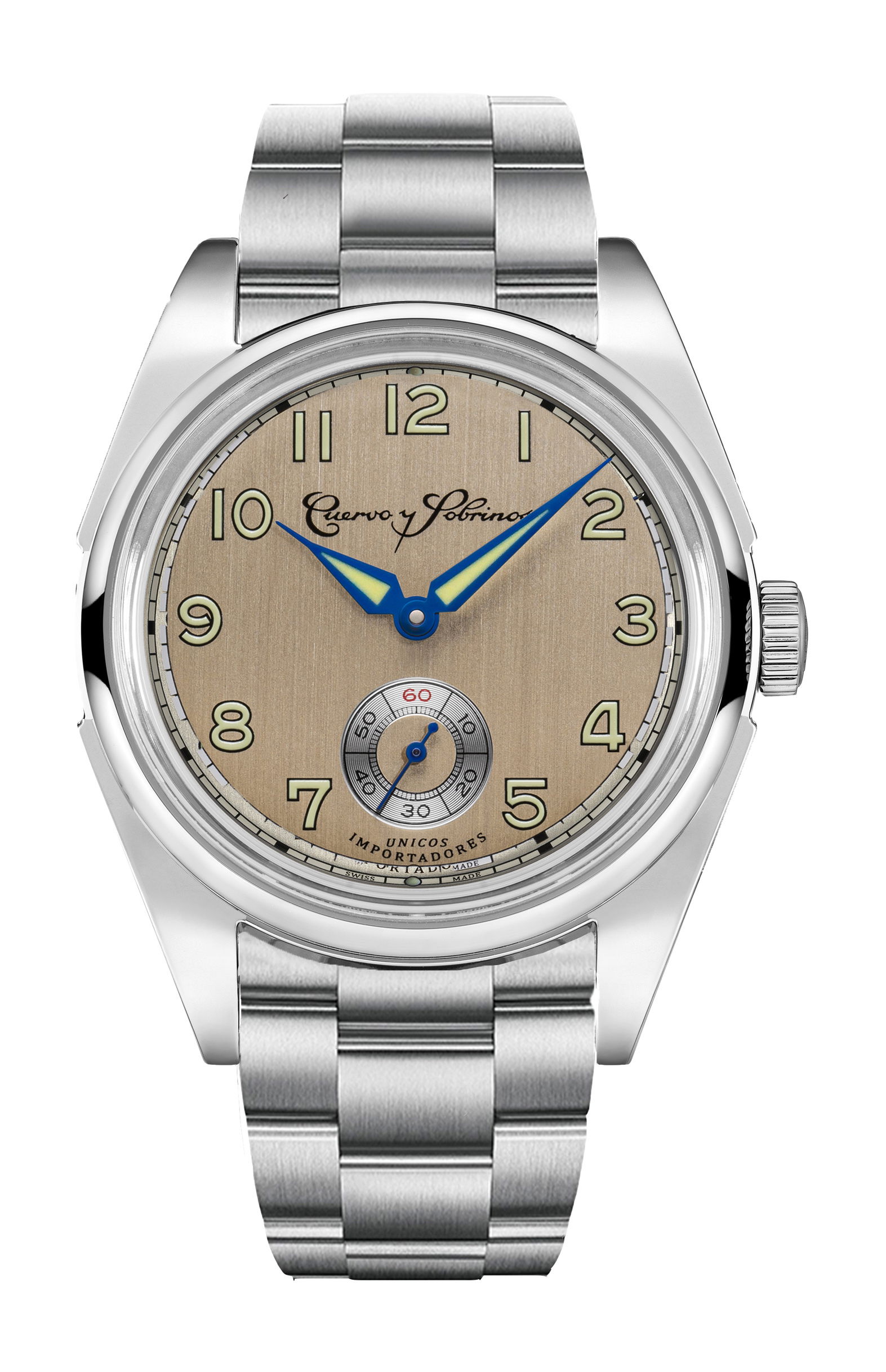 Cuervo y Sobrinos Robusto Sans Souci Champagne watch