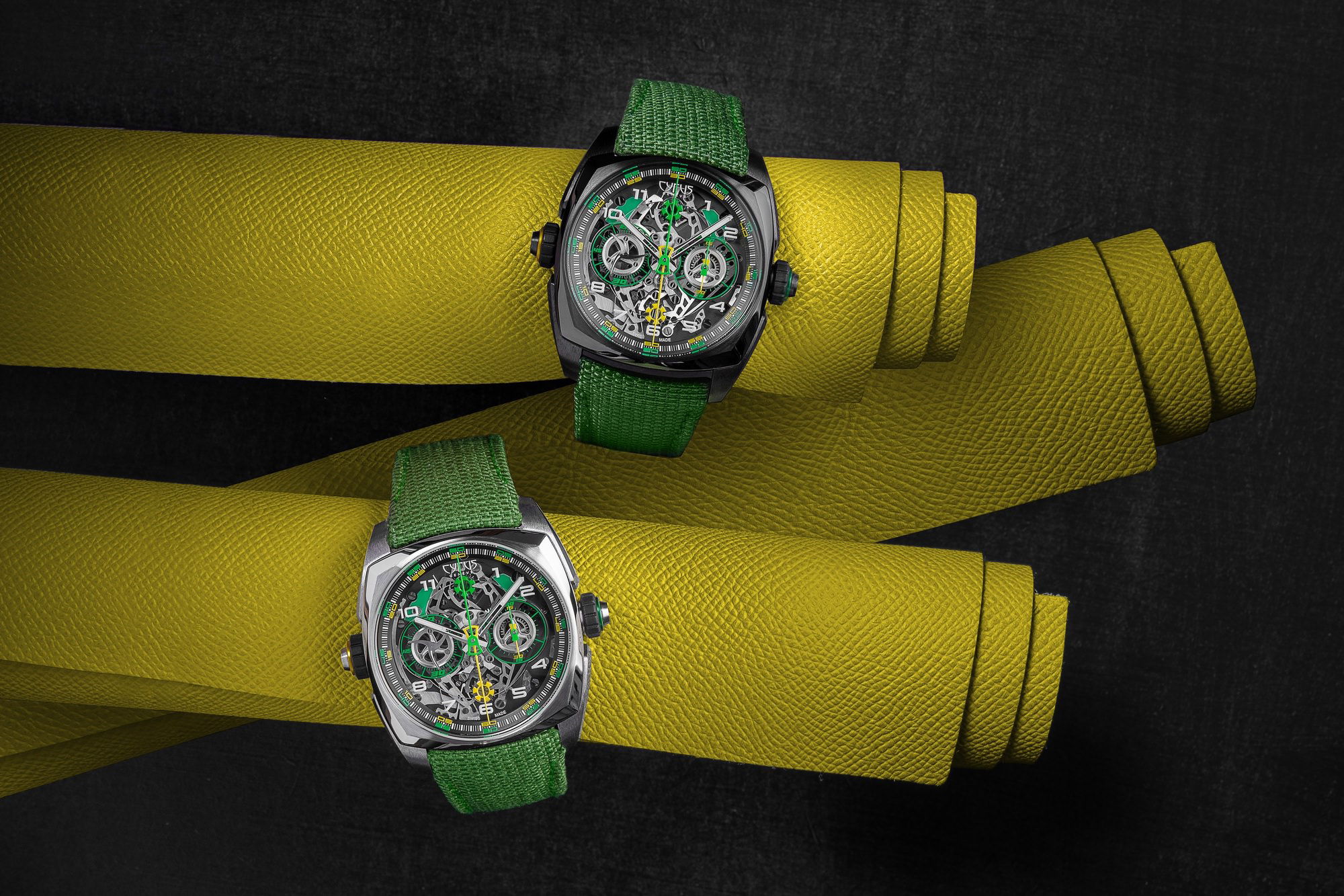 Cyrus Klepcys DICE Lime Titanium - View 3