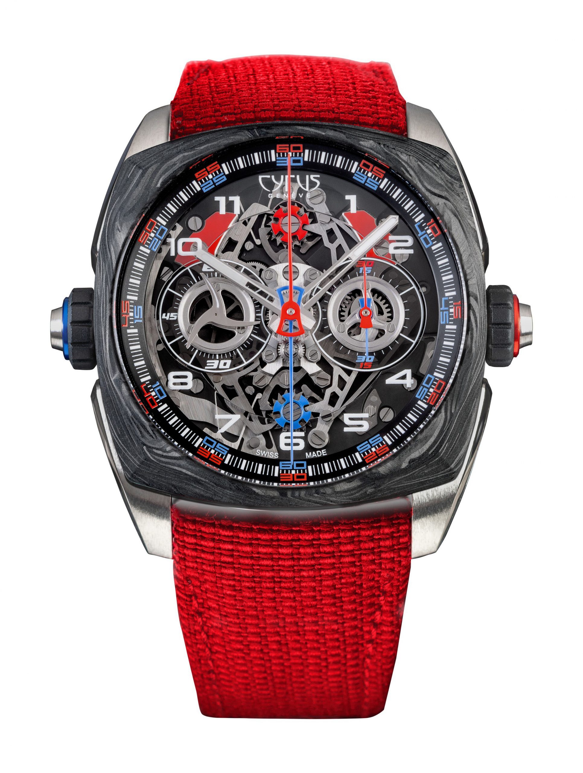 Cyrus Klepcys DICE Racing watch