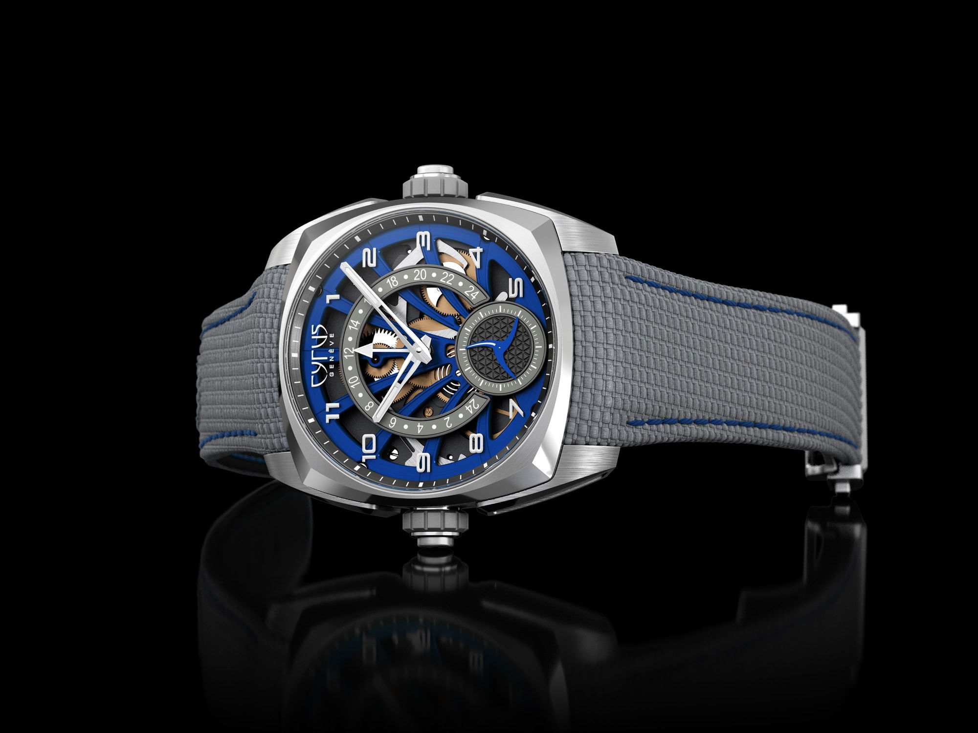 Cyrus Klepcys GMT Ocean Blue - View 2
