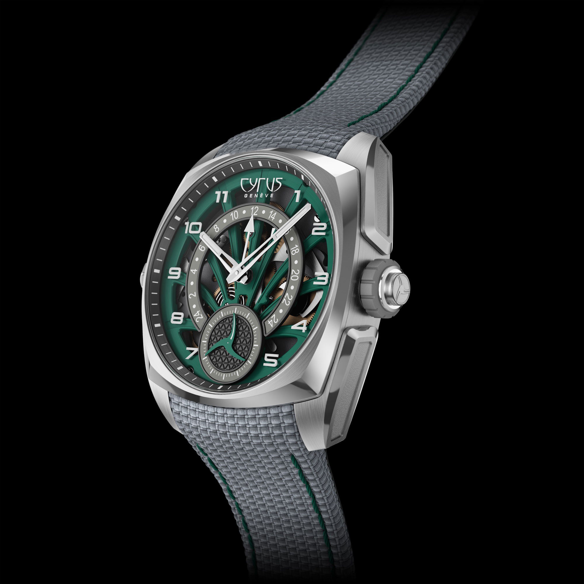 Cyrus Klepcys GMT Palm Green - View 2
