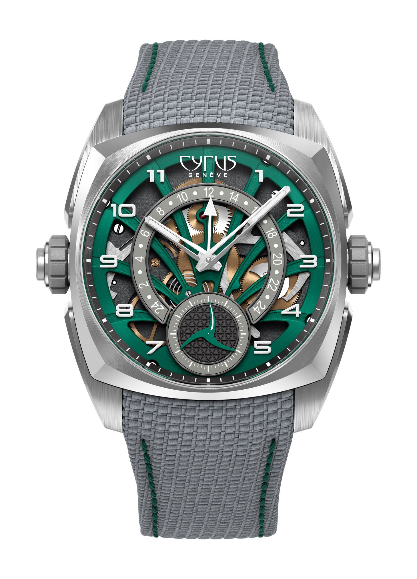 Cyrus Klepcys GMT Palm Green watch