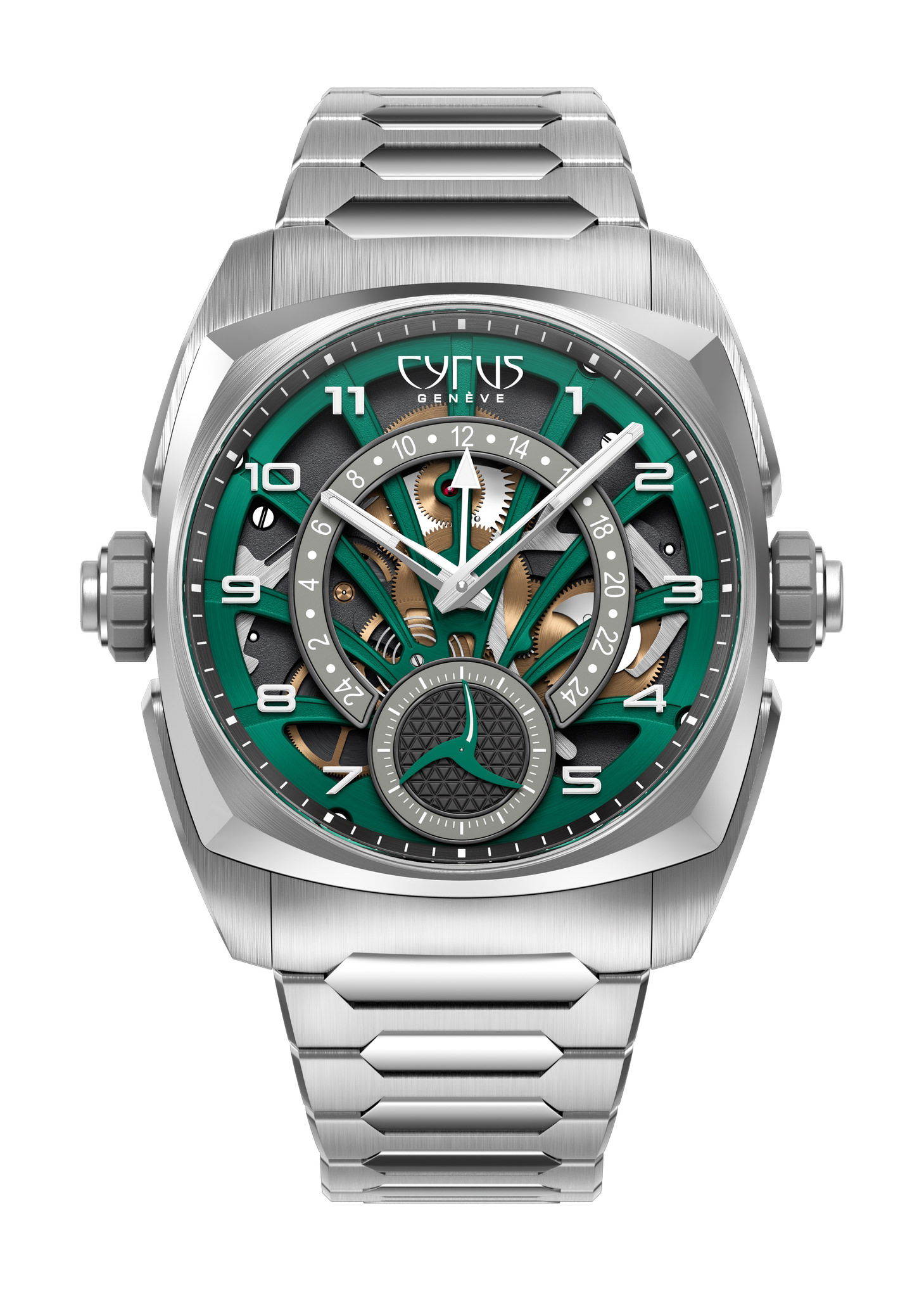 Cyrus Klepcys GMT Palm Green watch