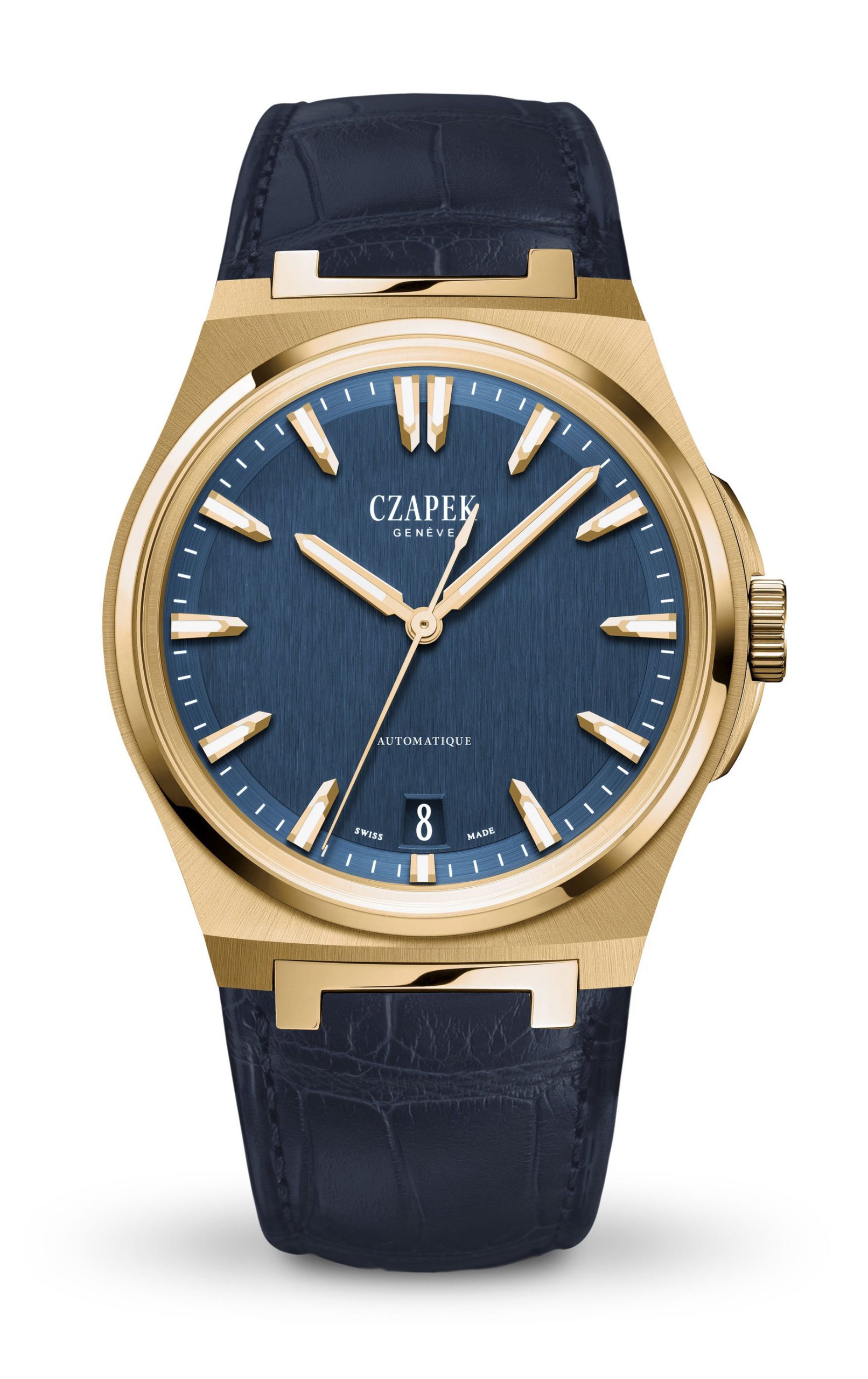 Czapek Antarctique Mount Erebus Deep Blue Yellow Gold watch