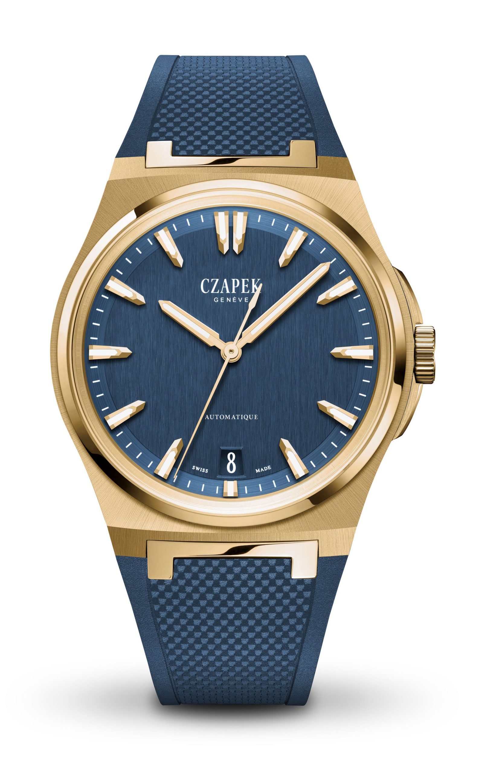 Czapek Antarctique Mount Erebus Deep Blue Yellow Gold watch