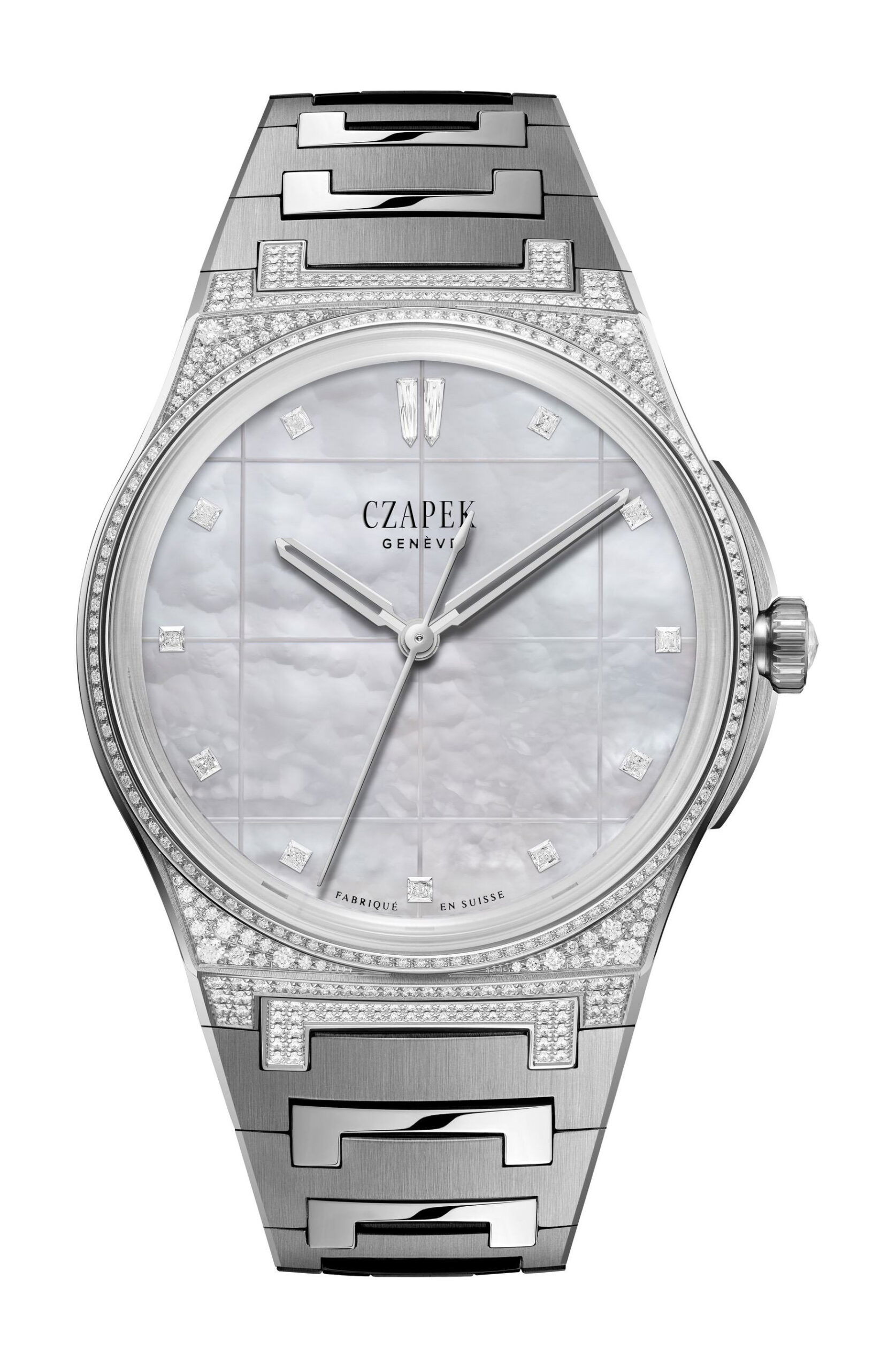 Czapek Antarctique S La Carte des Nuages Misty White watch