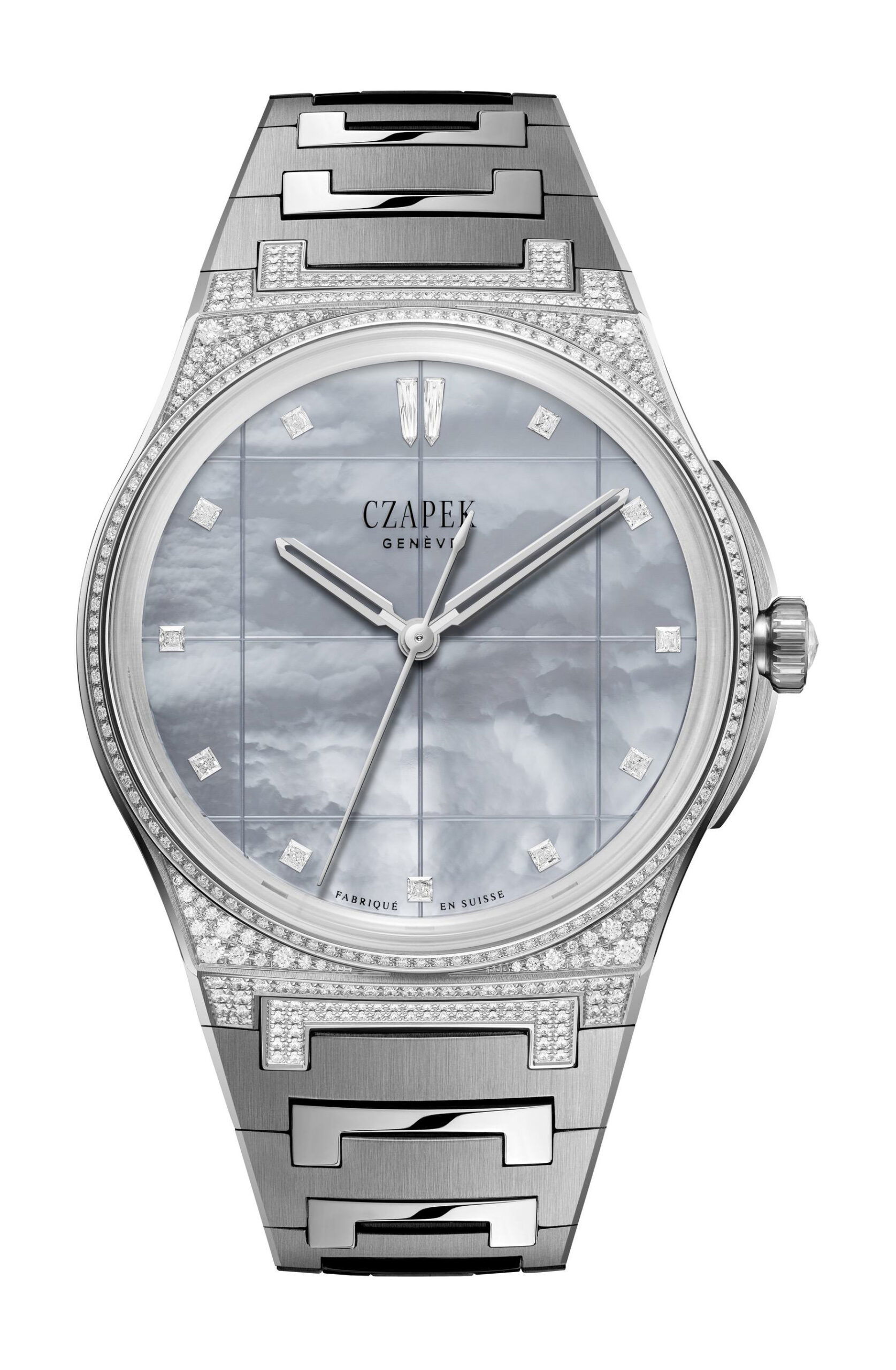 Czapek Antarctique S La Carte des Nuages Stormy Grey watch