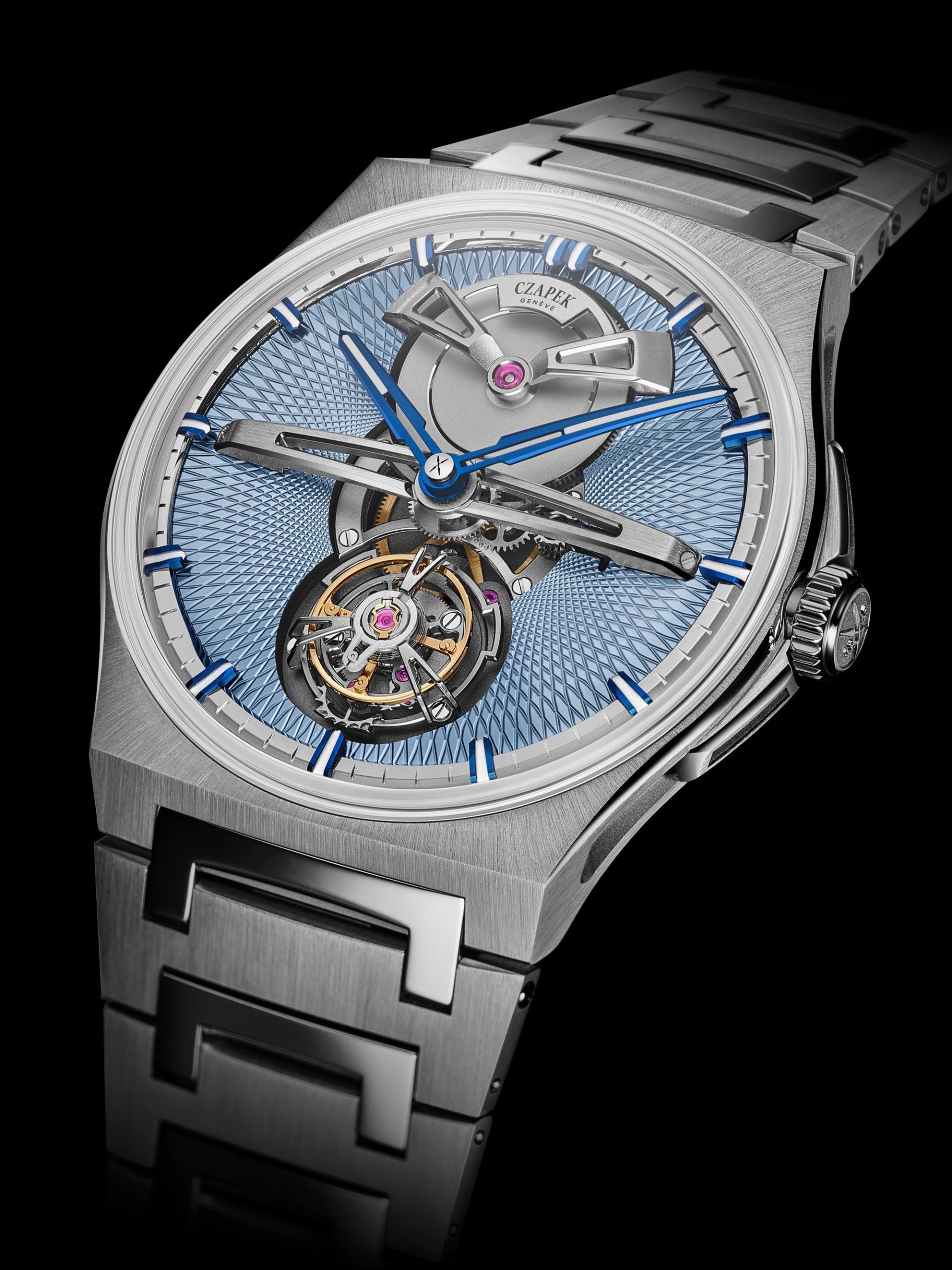 Czapek Antarctique Tourbillon Glacier Blue - View 3