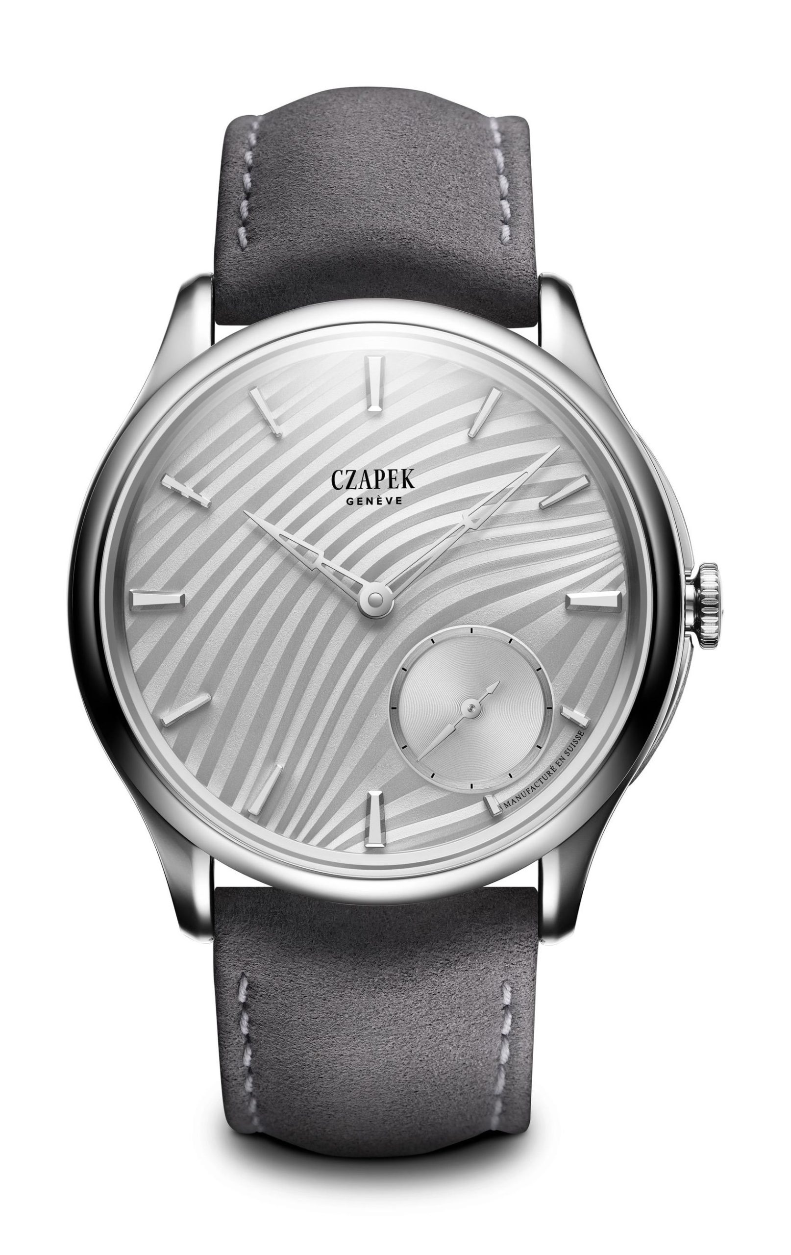 Czapek Promenade Plissé Pearl White watch