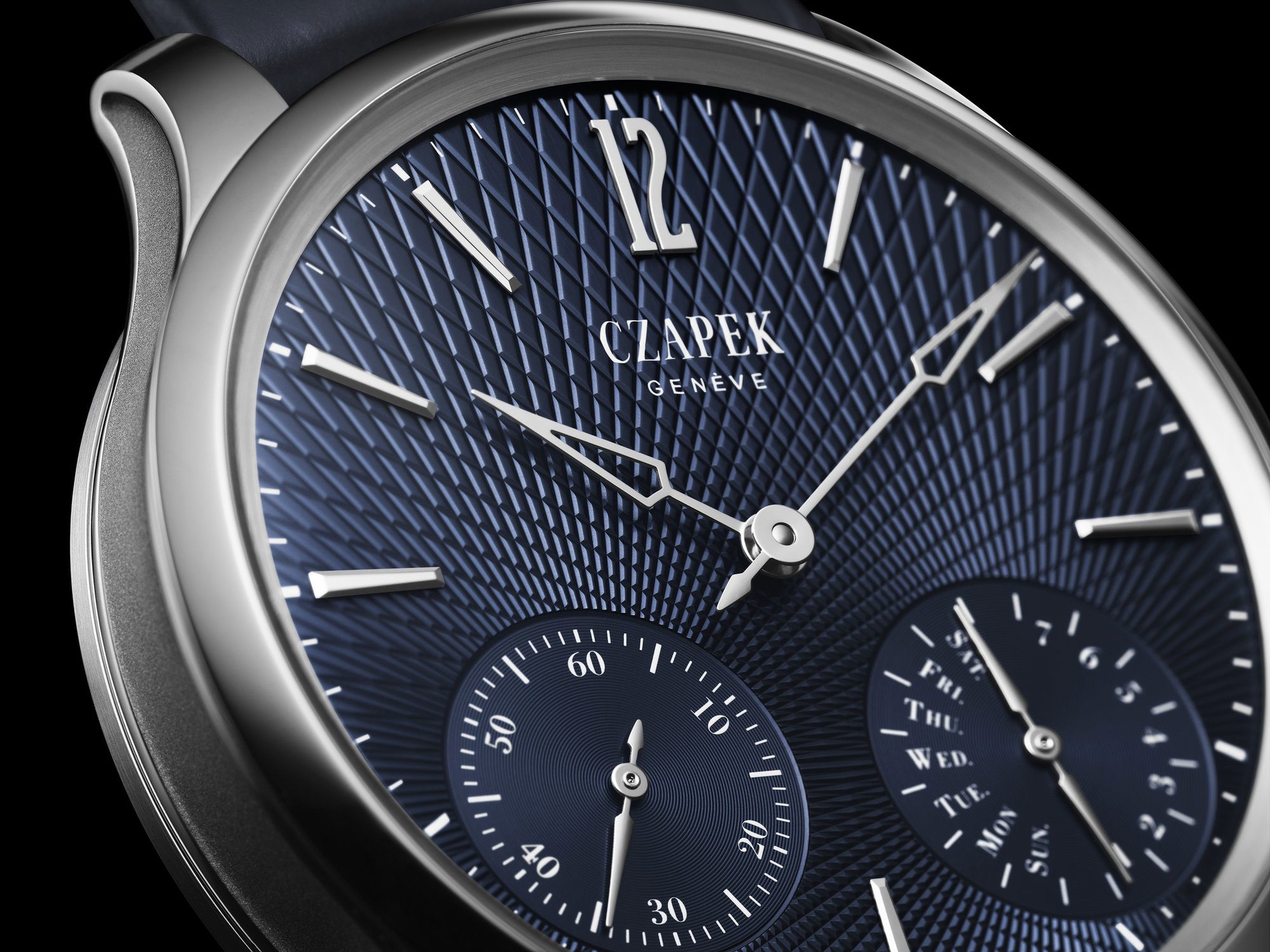 Czapek Quai des Bergues No17 Double Soleil Deep Blue - View 2