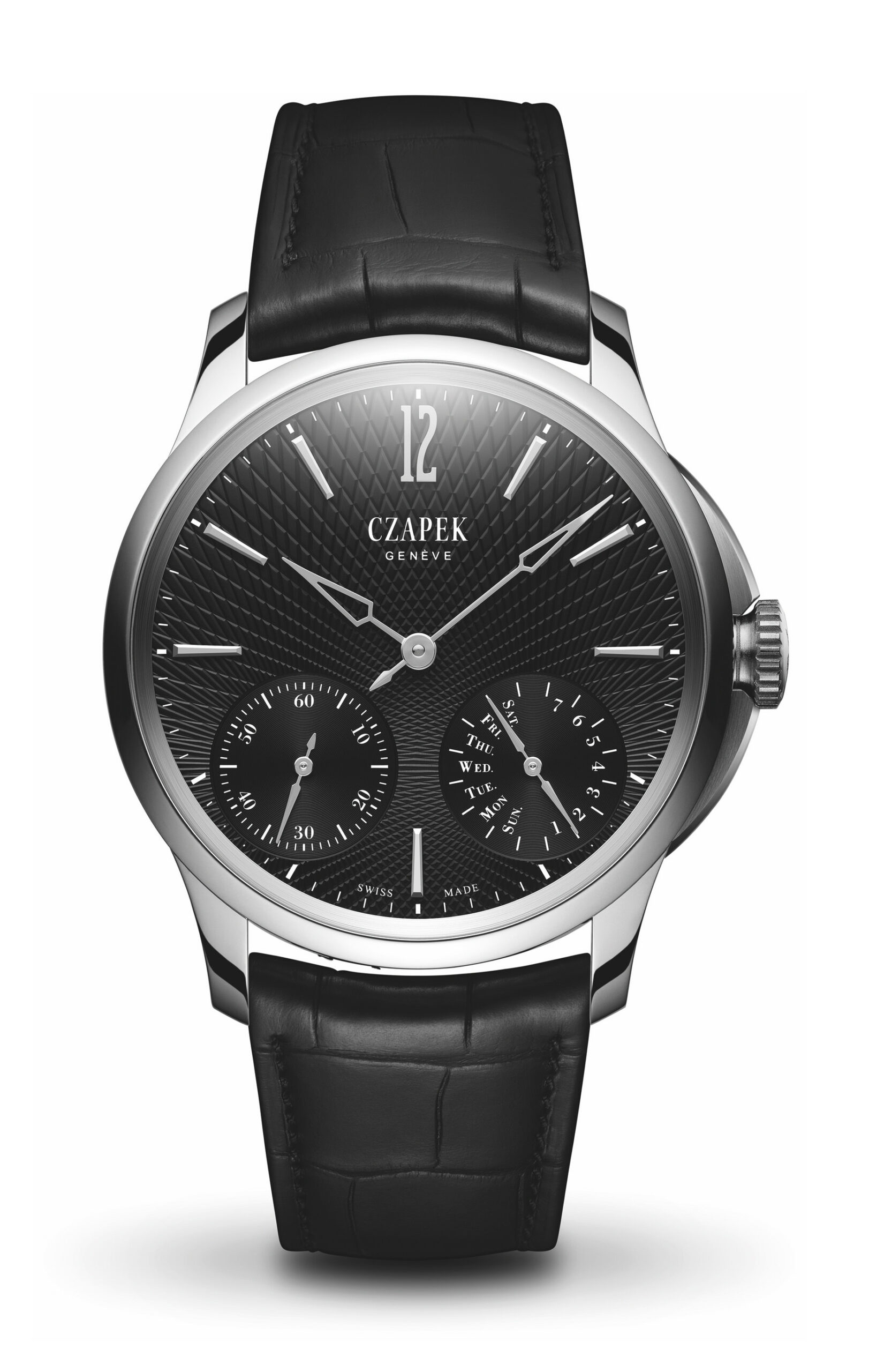 Czapek Quai des Bergues No17 Double Soleil Tuxedo Black watch