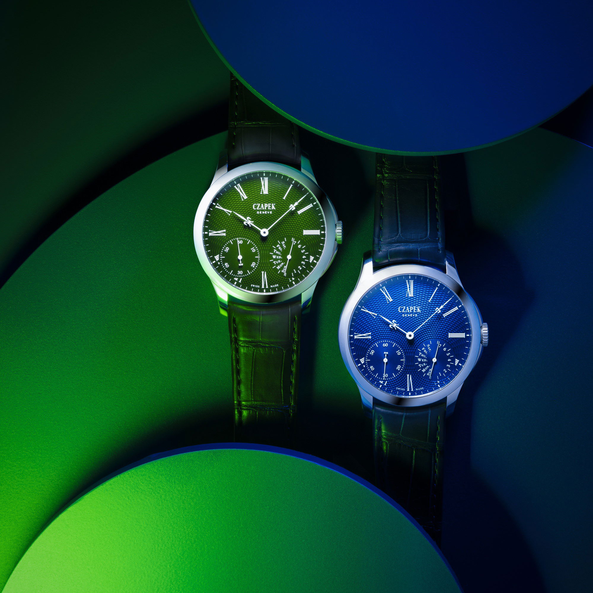 Czapek Quai des Bergues Sapphire Blue L - View 2