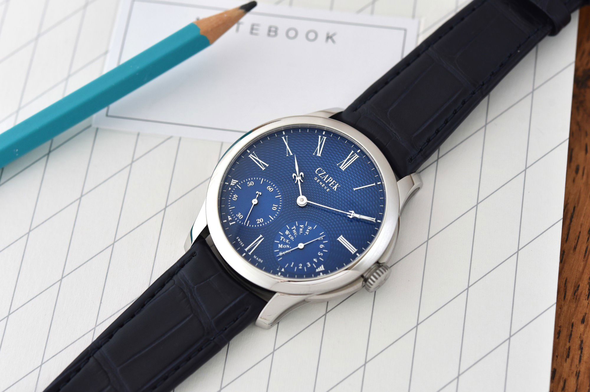 Czapek Quai des Bergues Sapphire Blue L - View 3