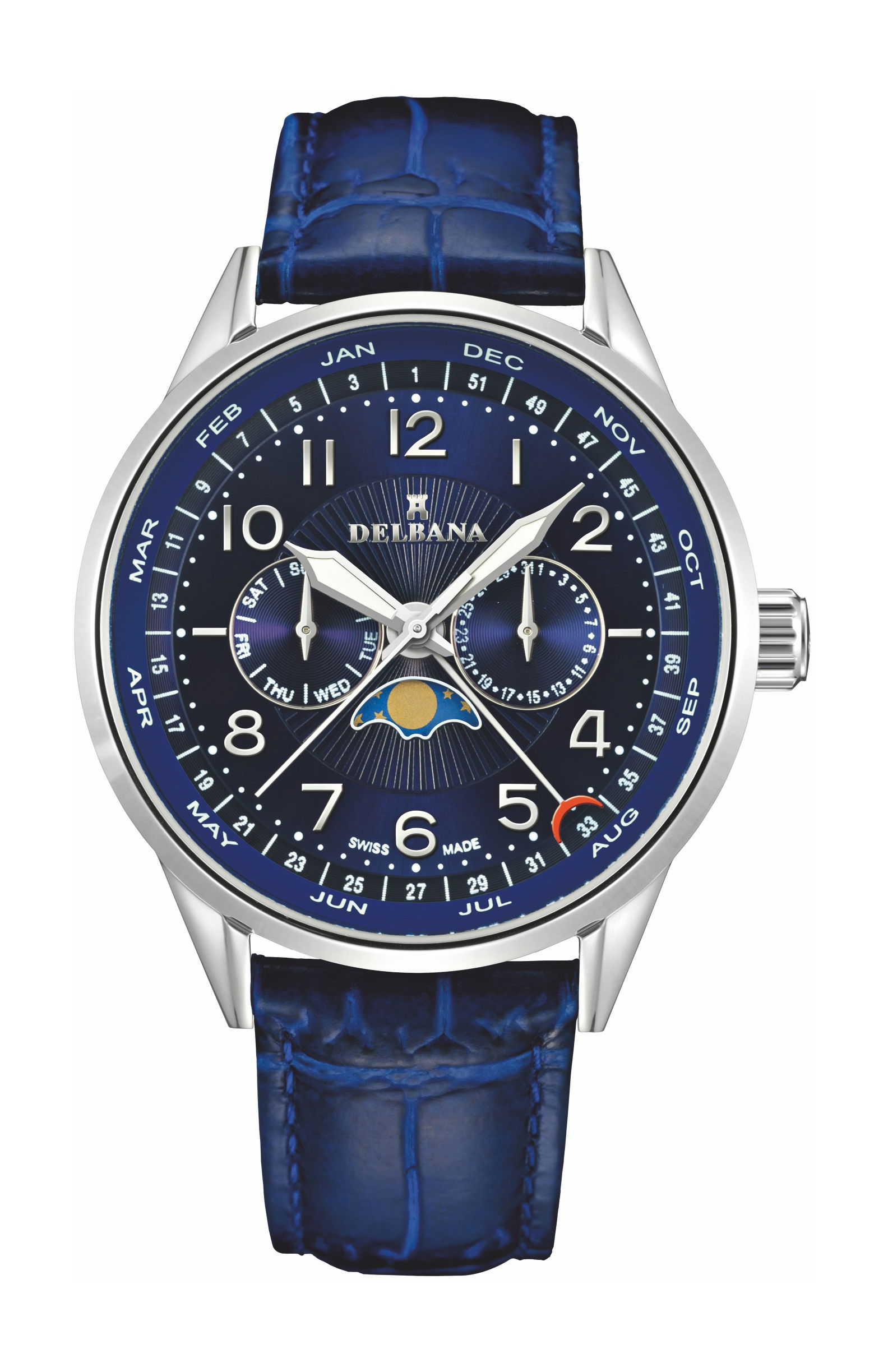 Delbana Retro Moonphase watch