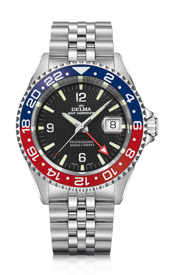 Delma Santiago GMT watch
