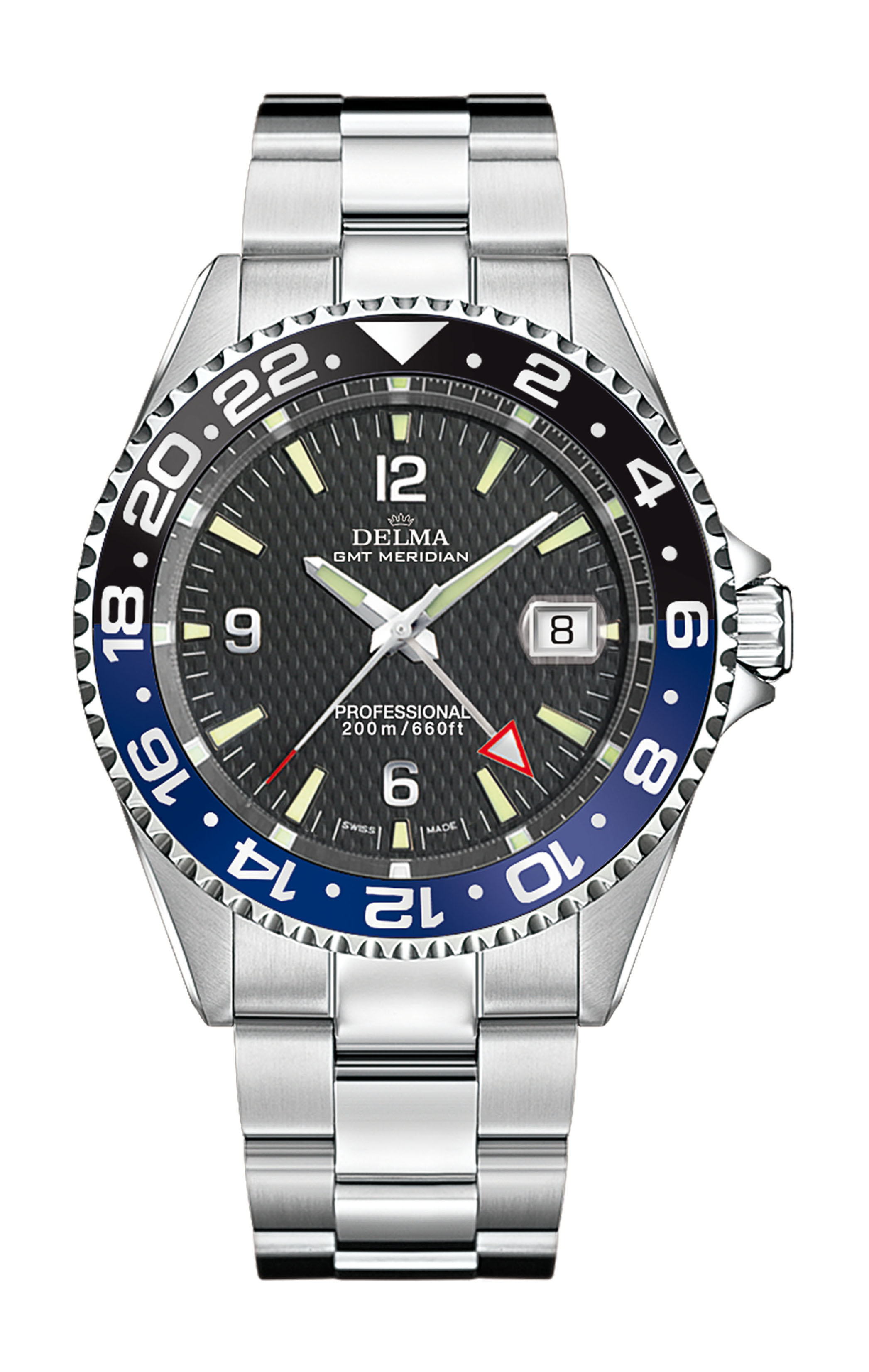 Delma Santiago GMT Meridian watch