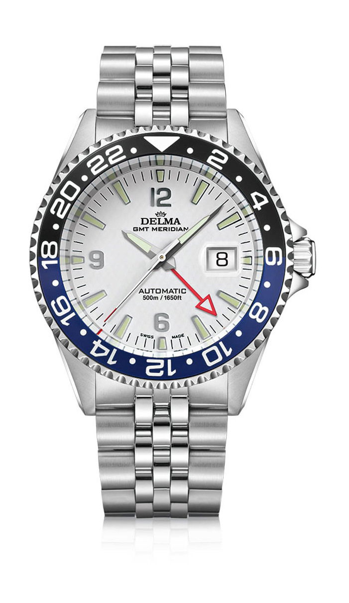 Delma Santiago GMT Meridian watch