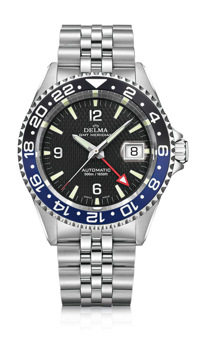 Delma Santiago GMT Meridian watch