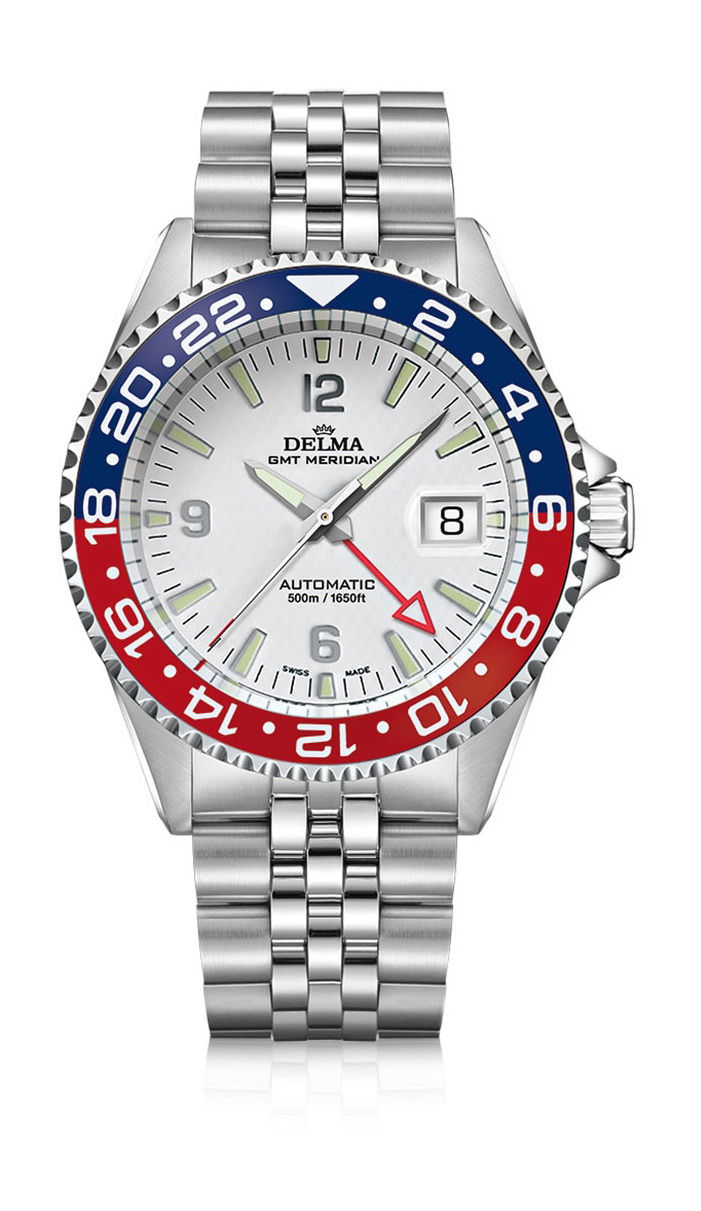 Delma Santiago GMT Meridian watch