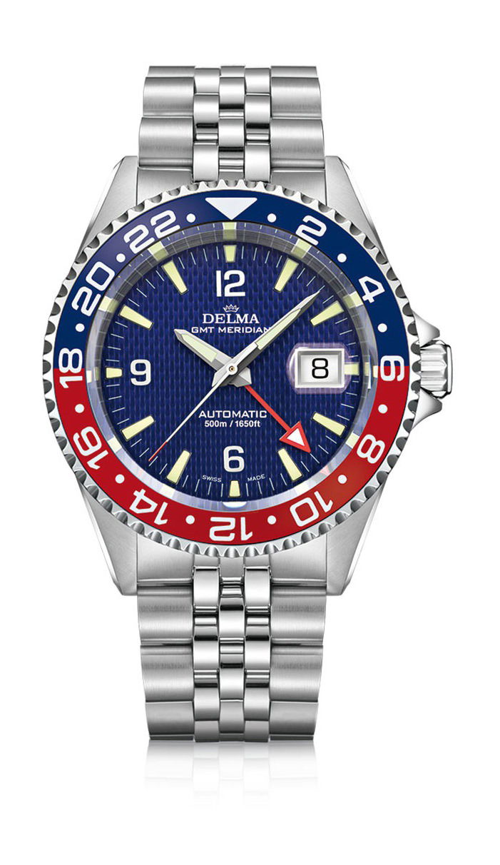 Delma Santiago GMT Meridian watch
